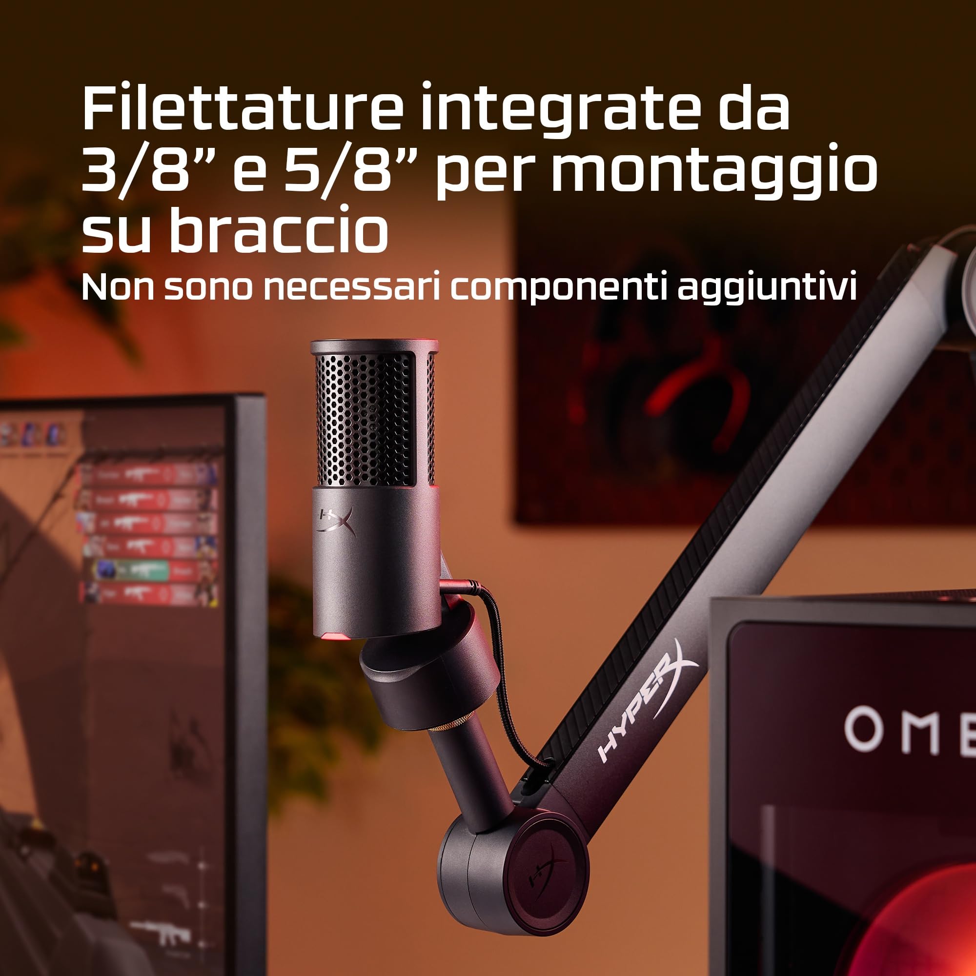hp-hyperx-solocast-2-microfono-a-condensatore-usb-c-plug-and-play-per-gaming-str image 6