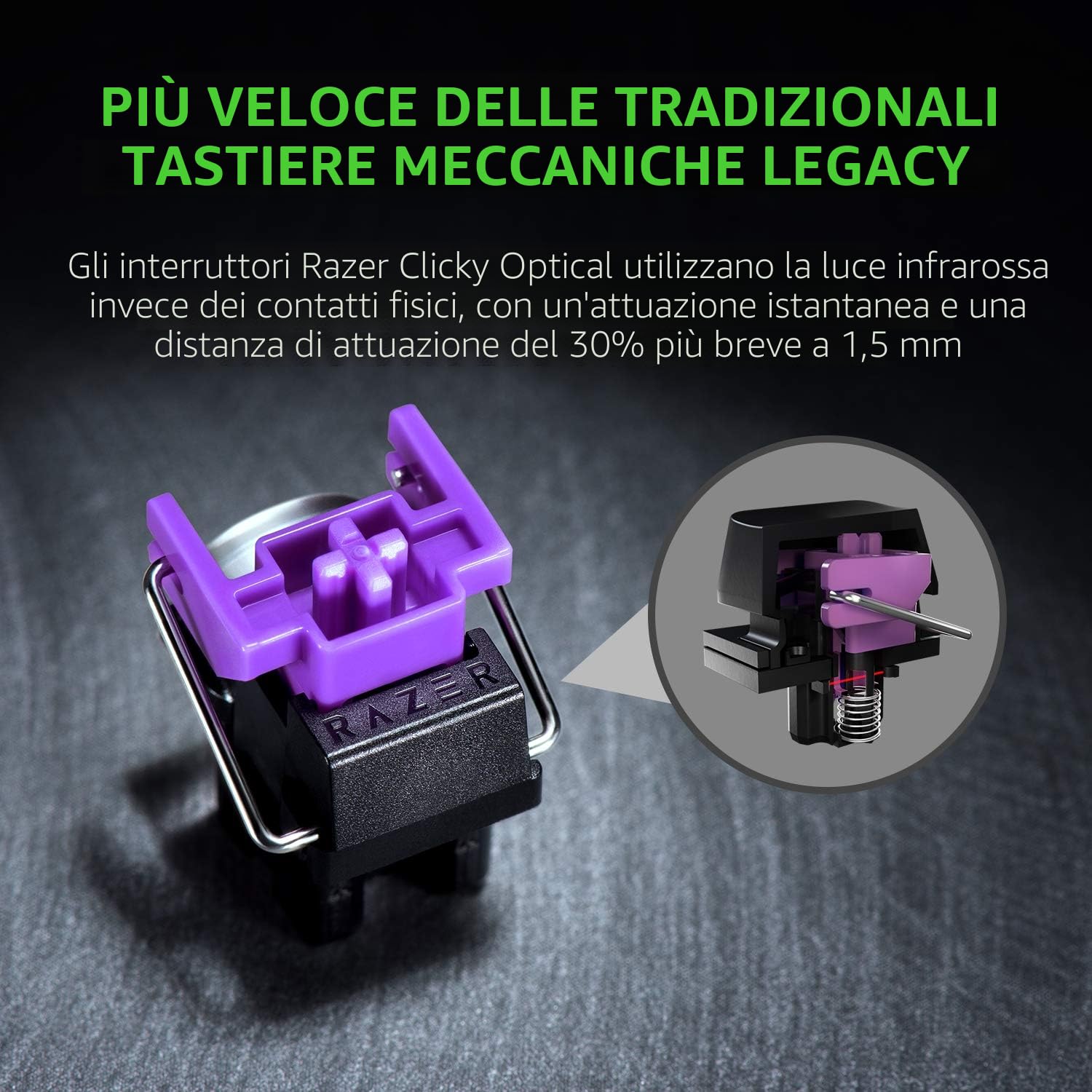 razer-huntsman-mini-switch-viola-a-scatto-tastiera-gaming-compatta-60-con-switch image 2