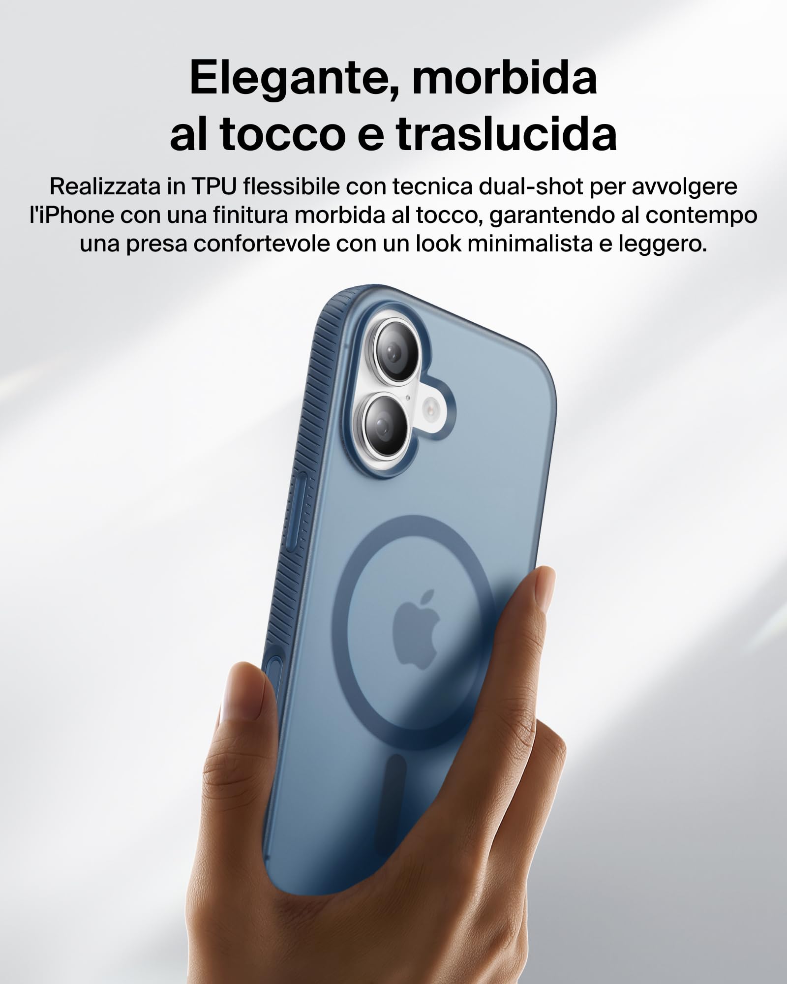 belkin-sheerforce-grip-cover-per-iphone-17-compatibile-magsafe-custodia-bumper-s image 8