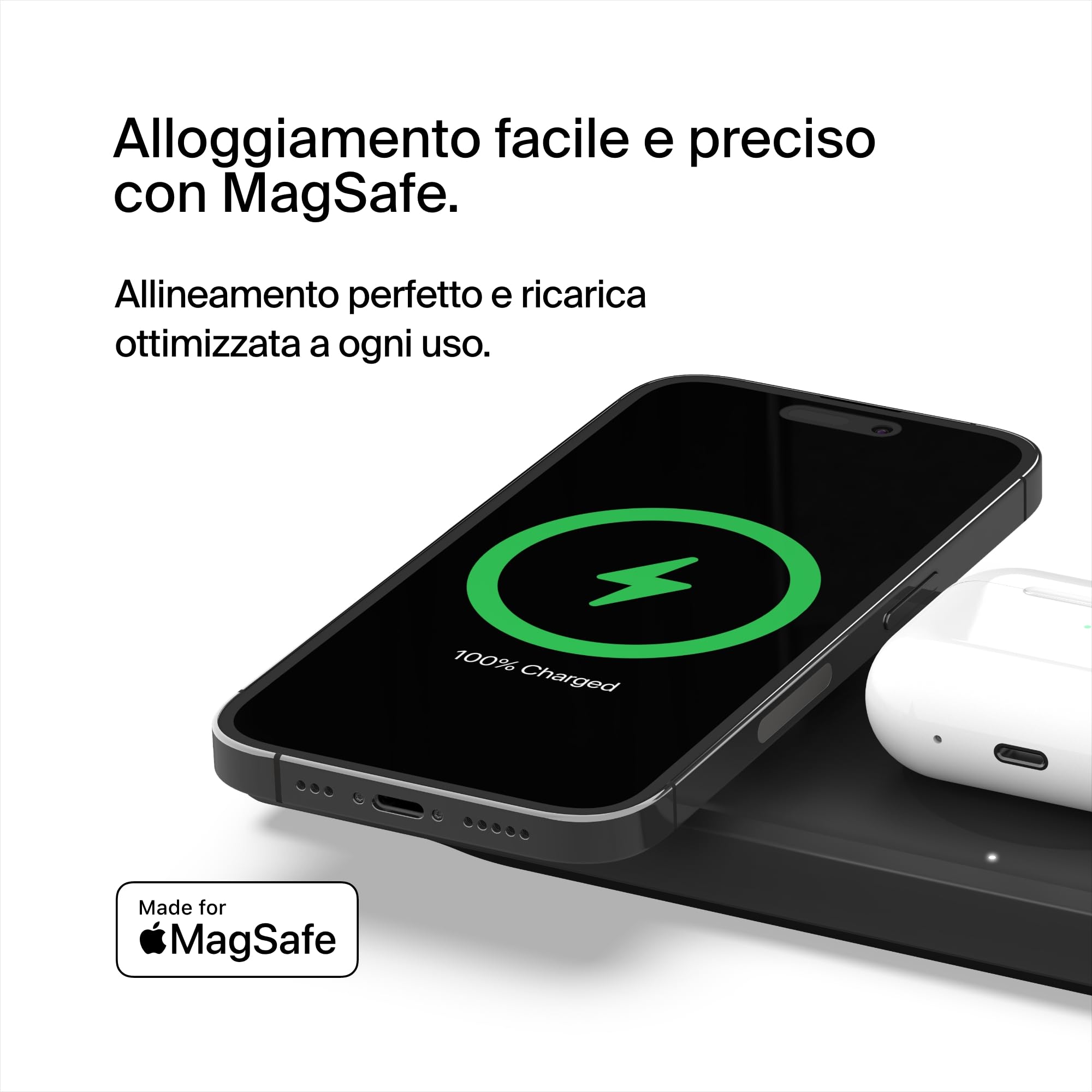 belkin-3-in-1-wireless-charger-con-magsafe-tappetino-di-ricarica-rapida-mfi-per- image 3