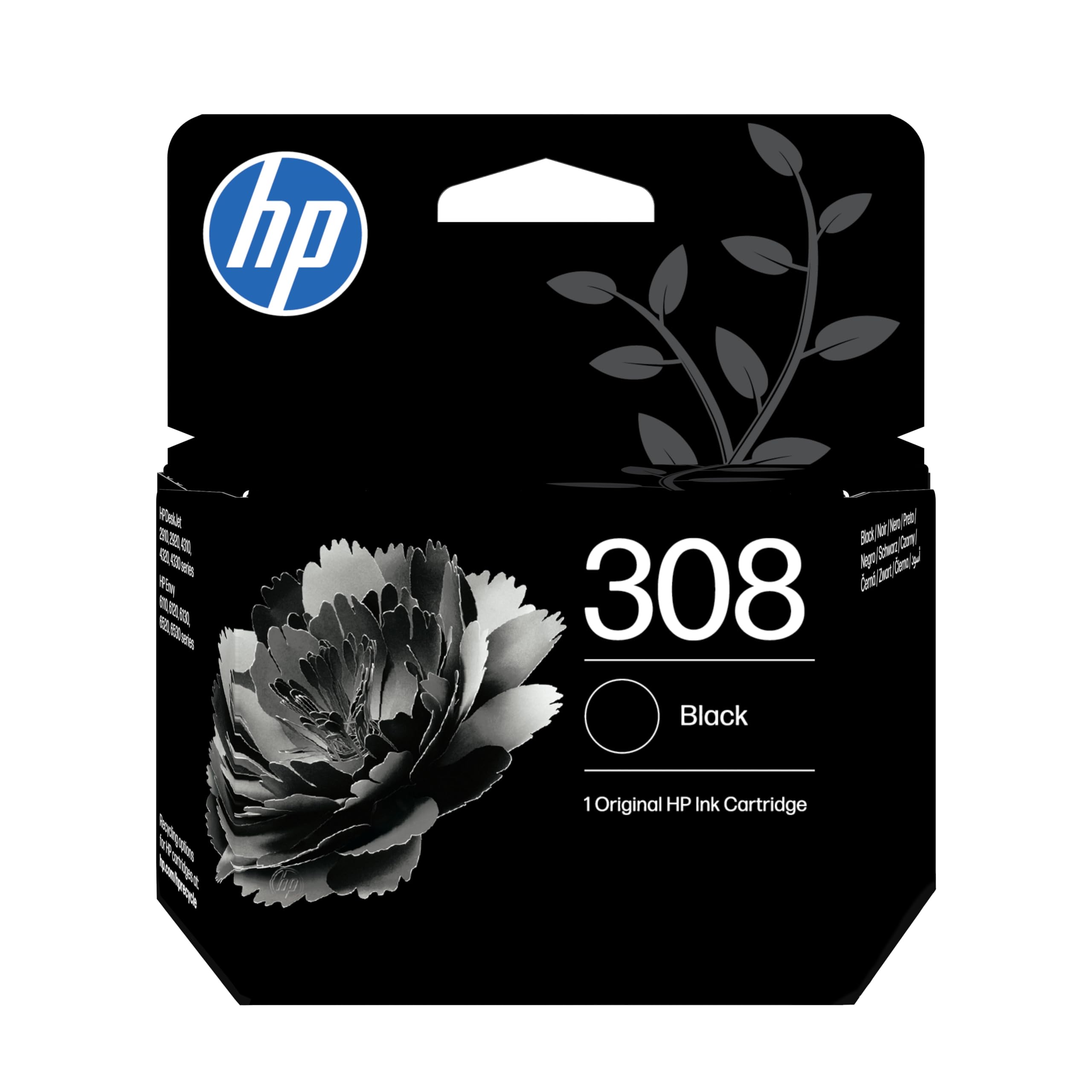 hp-308-nero-7fp21ue-cartuccia-d-inchiostro-originale-da-160-pagine-per-stampanti image 1