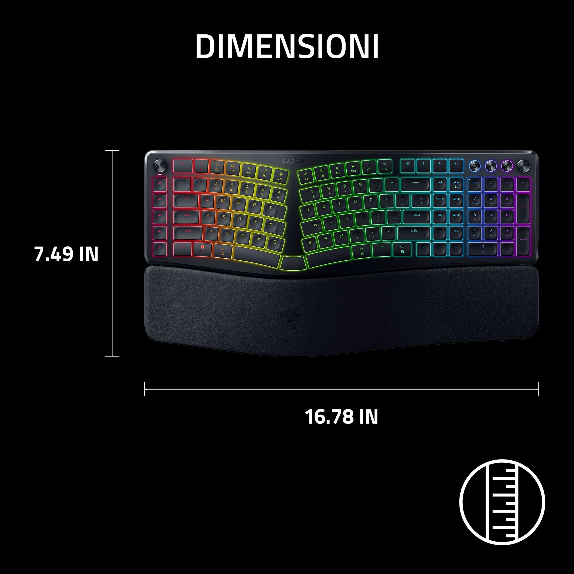 razer-pro-type-ergo-tastiera-ergonomica-wireless-split-chroma-rgb-19-zone-tasti- image 8