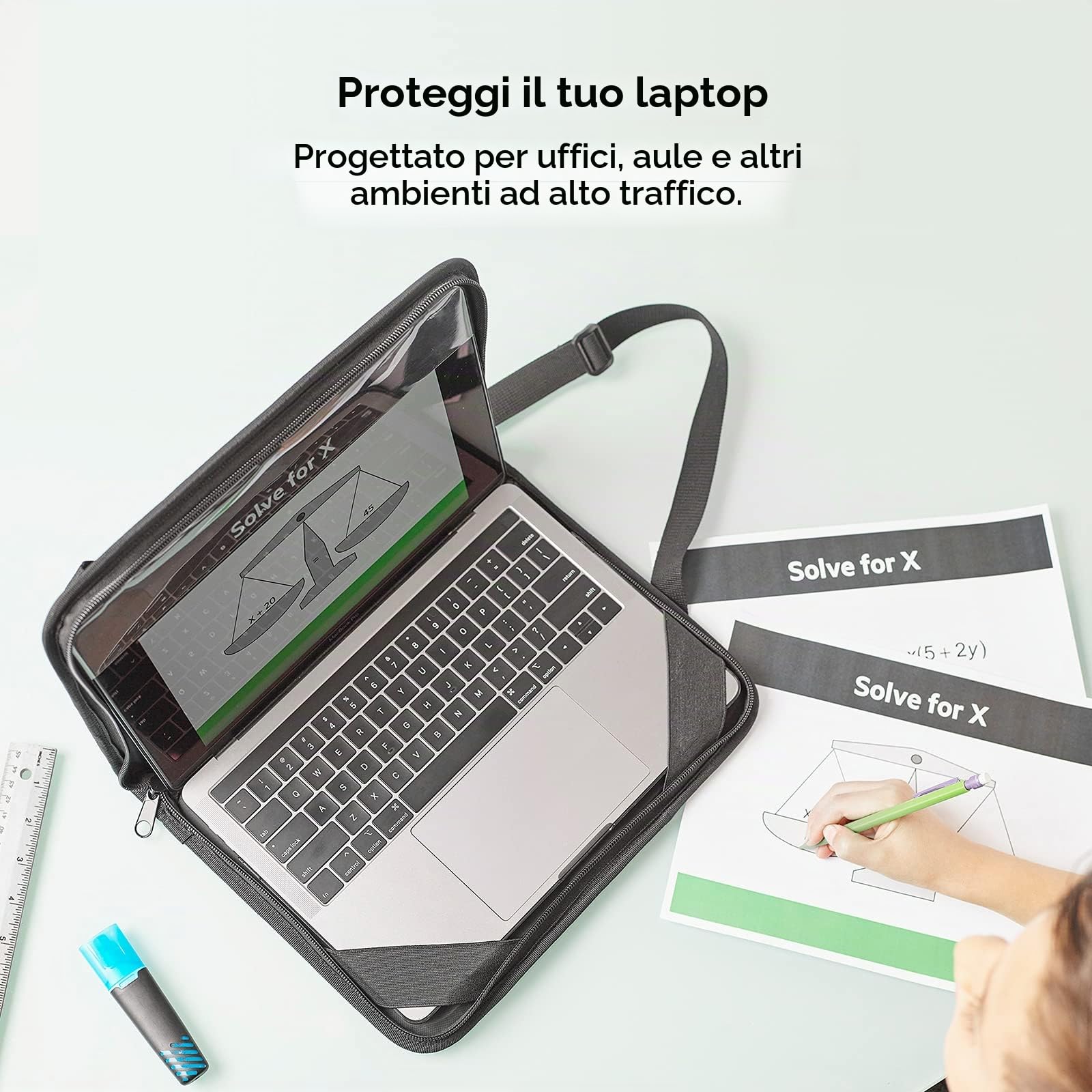belkin-always-on-custodia-per-laptop-11-12-compatibile-con-notebook-tablet-chrom image 5