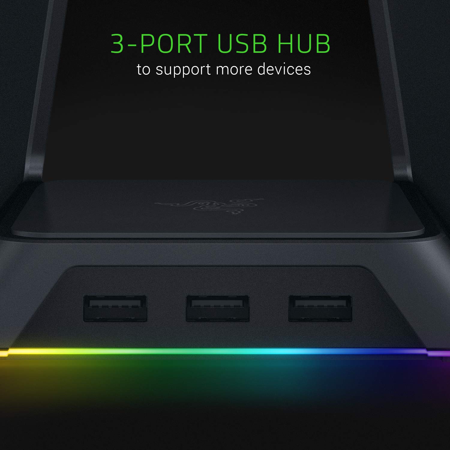 razer-base-station-chroma-supporto-per-cuffie-con-hub-usb-a-3-porte-e-illuminazi image 3
