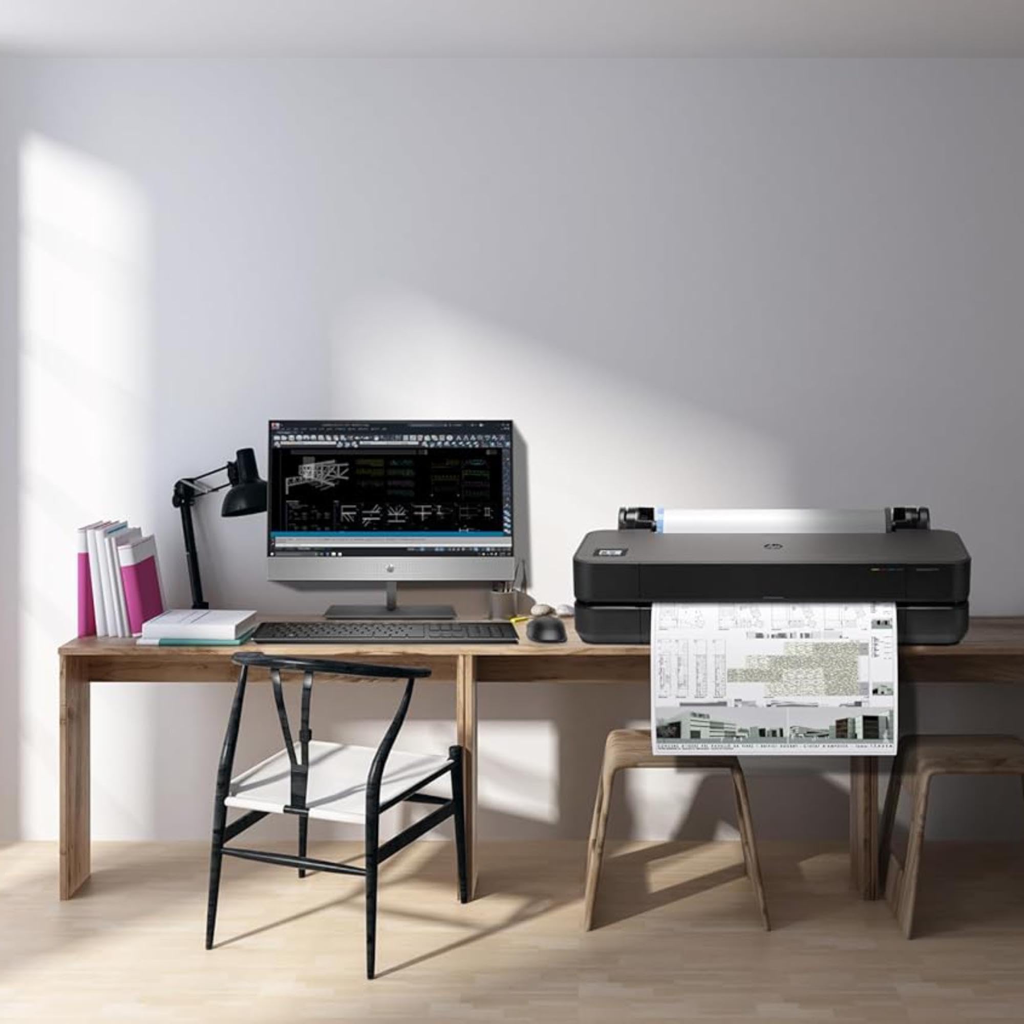 hp-designjet-t210-8ag32d-plotter-grande-formato-61-cm-da-a4-ad-a1-59-pagine-a1-o image 8