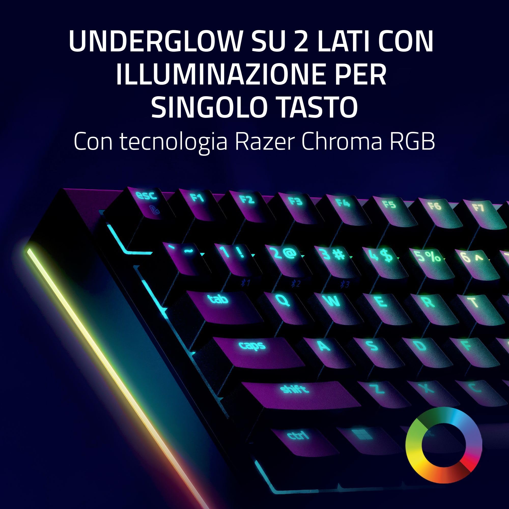 razer-blackwidow-v4-pro-75-tastiera-gaming-wireless-hot-swappable-con-display-ol image 8