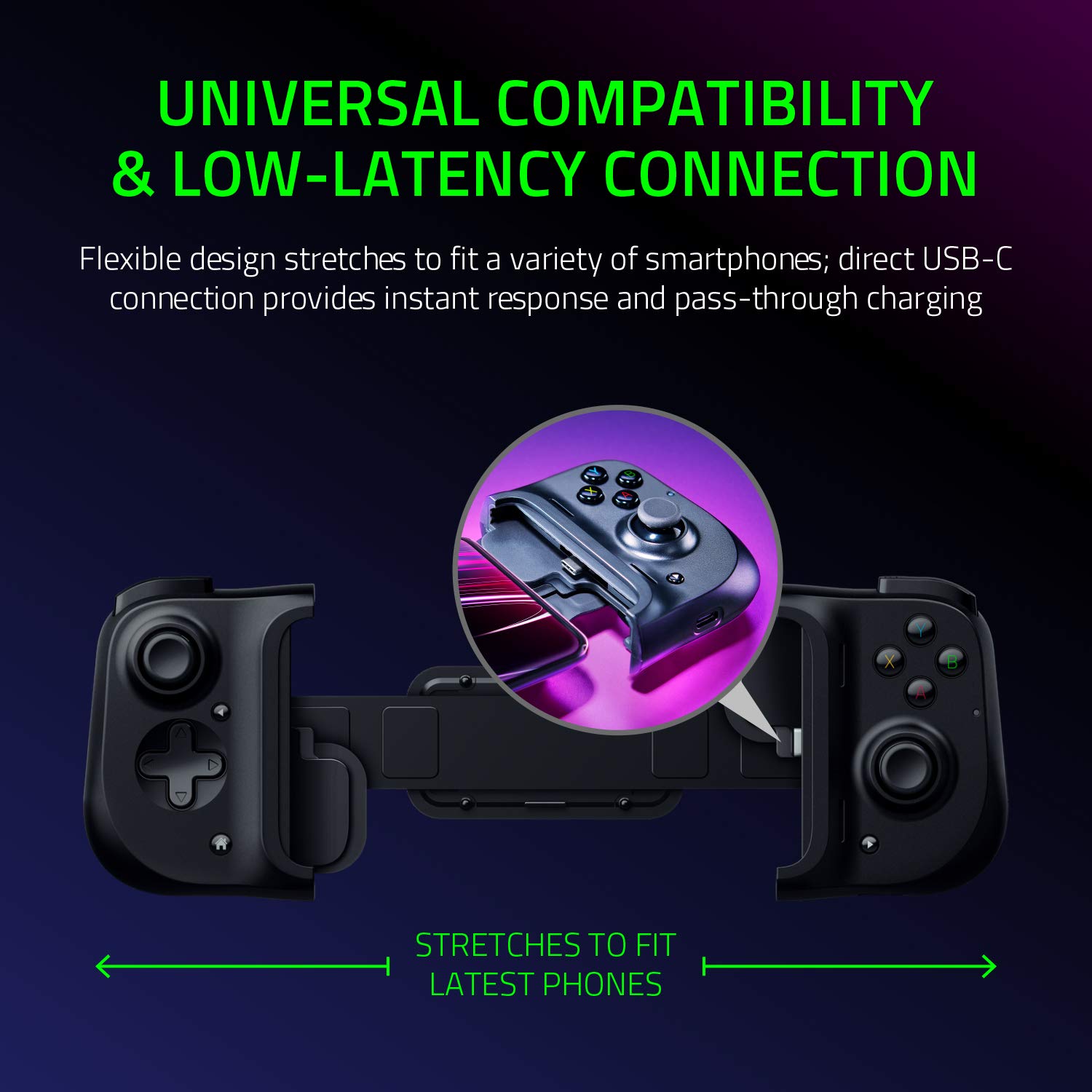 razer-kishi-per-android-controller-di-gioco-universale-usb-c-per-smartphone-con- image 4