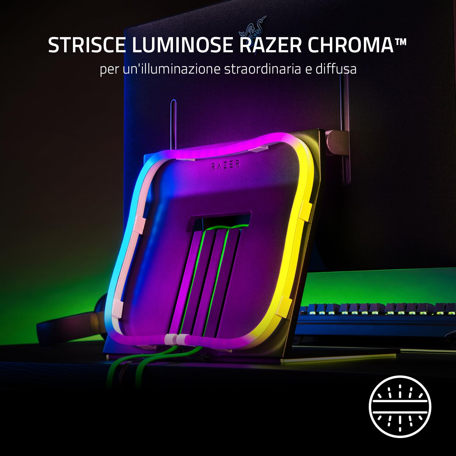 razer-chroma-light-strip-set-kit-strisce-luminose-argb-wireless-120-led-1x100-cm image 2
