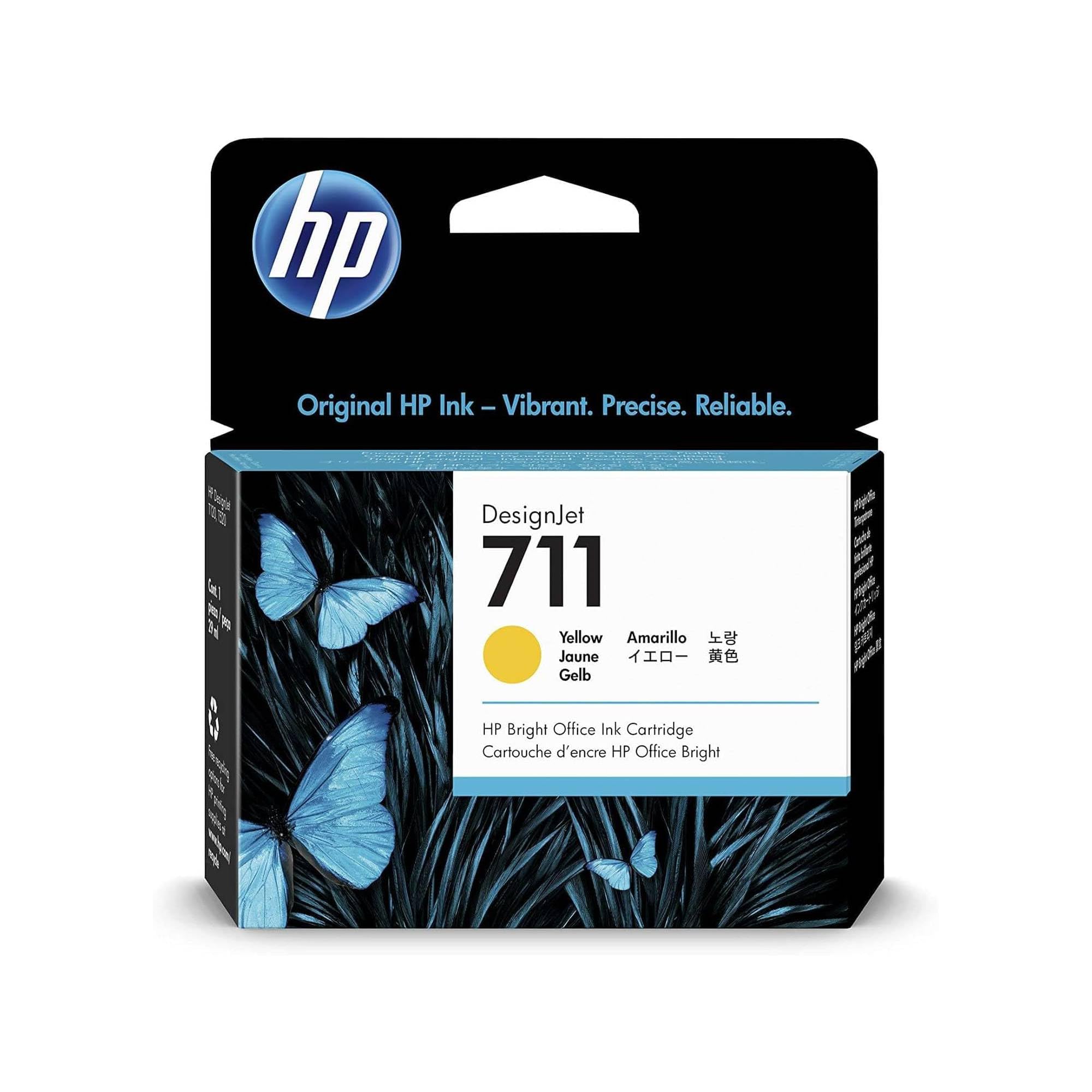 hp-711-cz132a-cartuccia-originale-giallo-per-designjet-t120-t125-t130-t520-t525- image 1