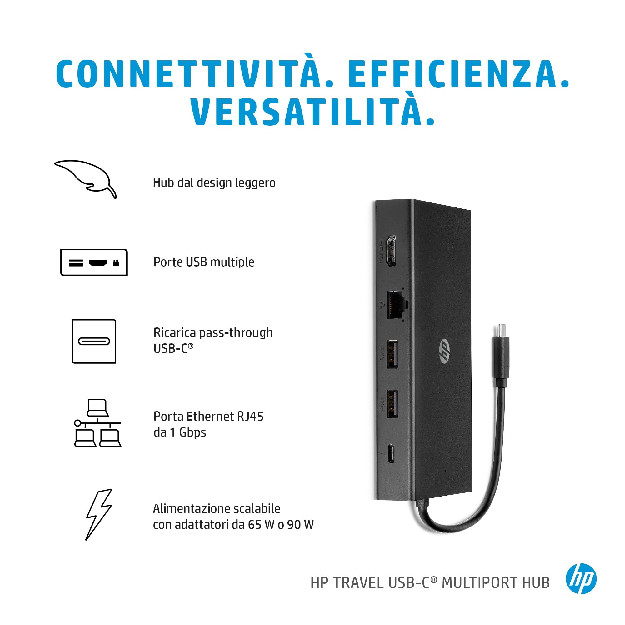 hp-travel-usb-c-multi-port-hub-da-viaggio-a-6-porte-con-power-delivery-hdmi-vga- image 4
