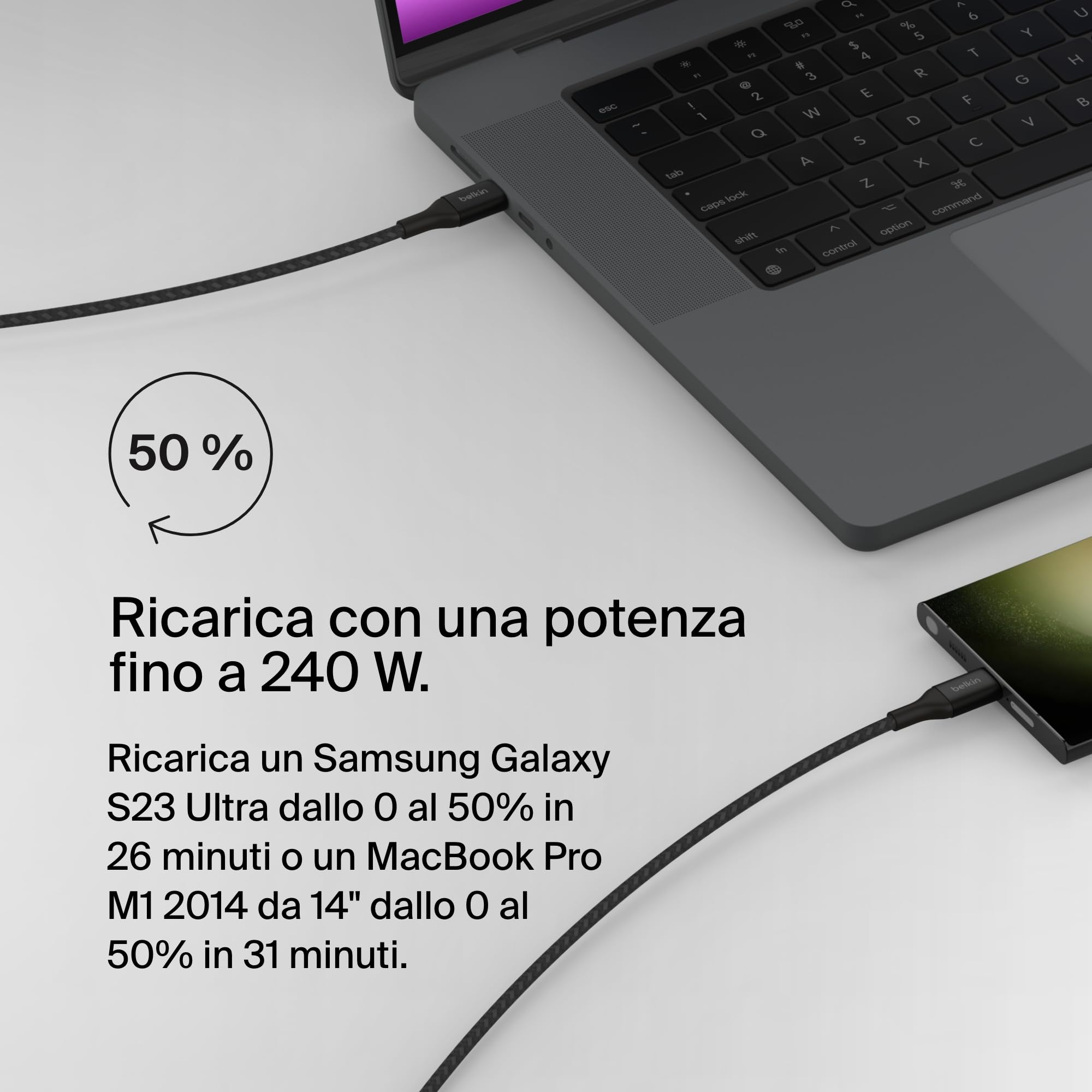 belkin-boostcharge-cavo-usb-c-a-usb-c-240-w-power-delivery-certificato-usb-if-ca image 3