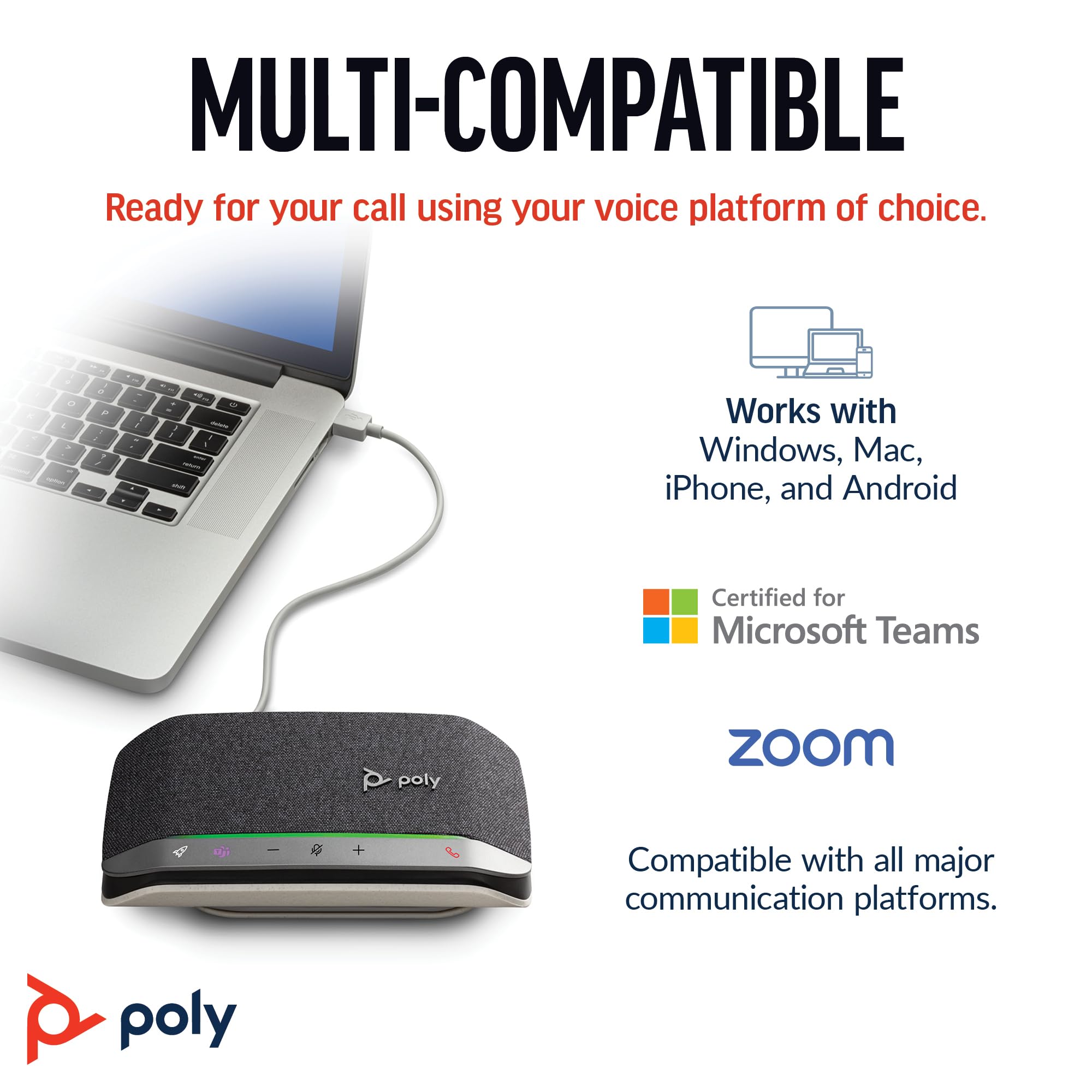 hp-poly-sync-20-vivavoce-per-conferenze-wireless-bluetooth-5-1-con-usb-a-usb-c-r image 7