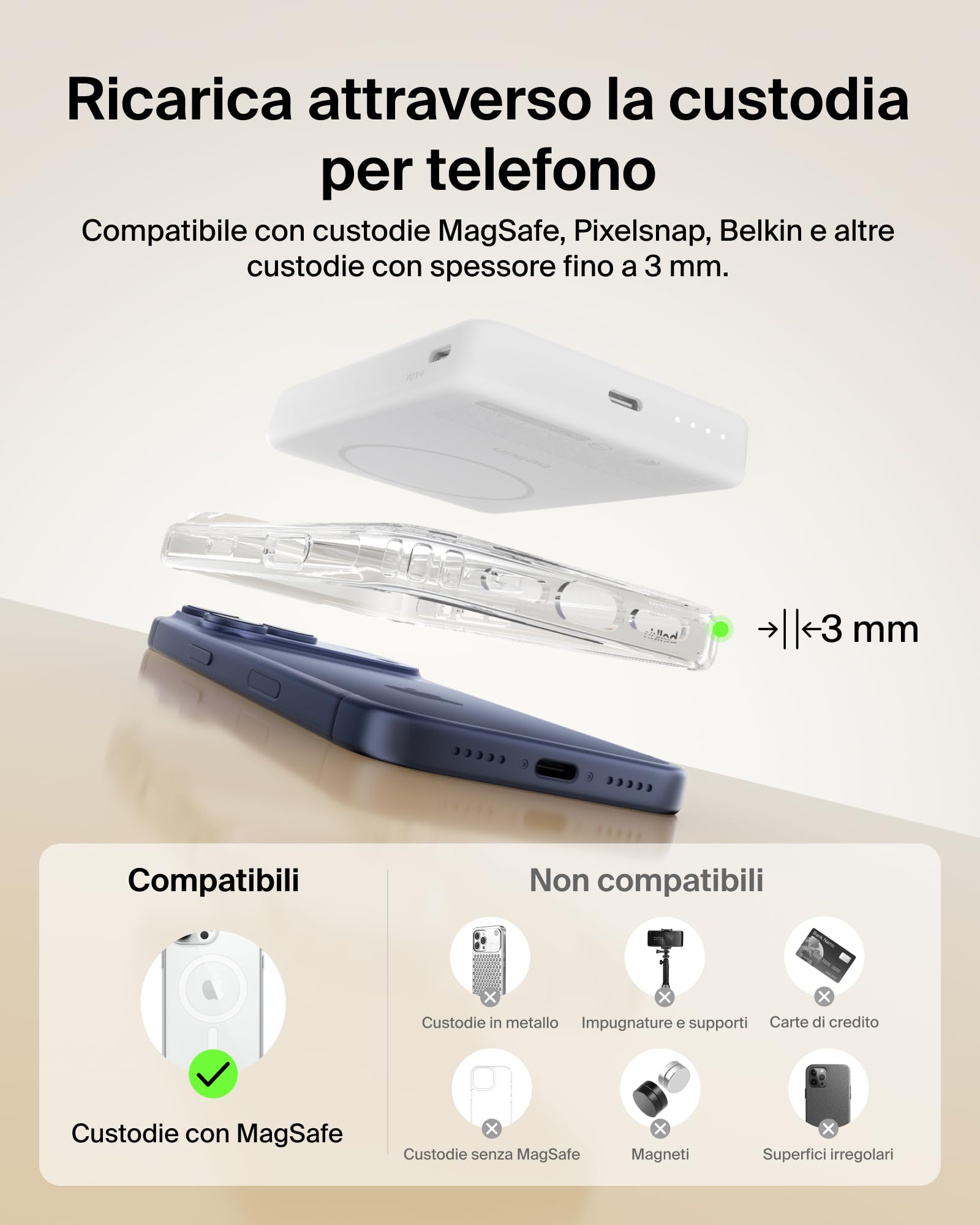 belkin-boostcharge-power-bank-magnetico-10-000-mah-qi2-15w-ultra-sottile-con-ane image 7