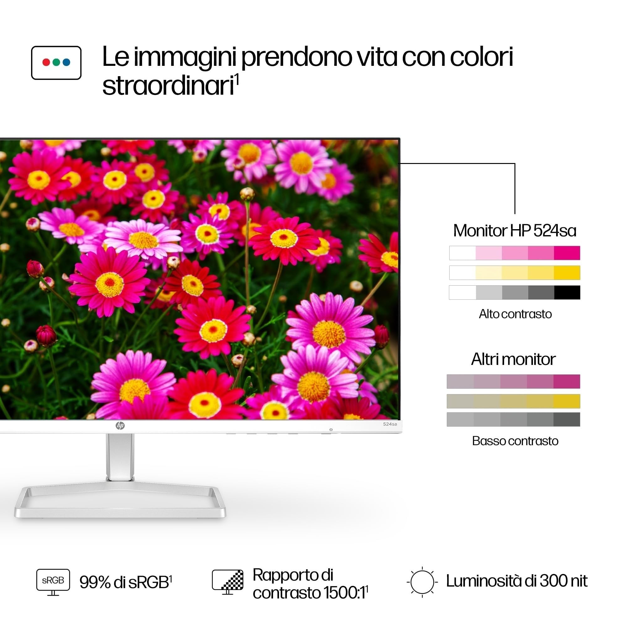 hp-524sa-monitor-23-8-fhd-ips-con-casse-integrate-100-hz-eye-ease-5-ms-1920x1080 image 6