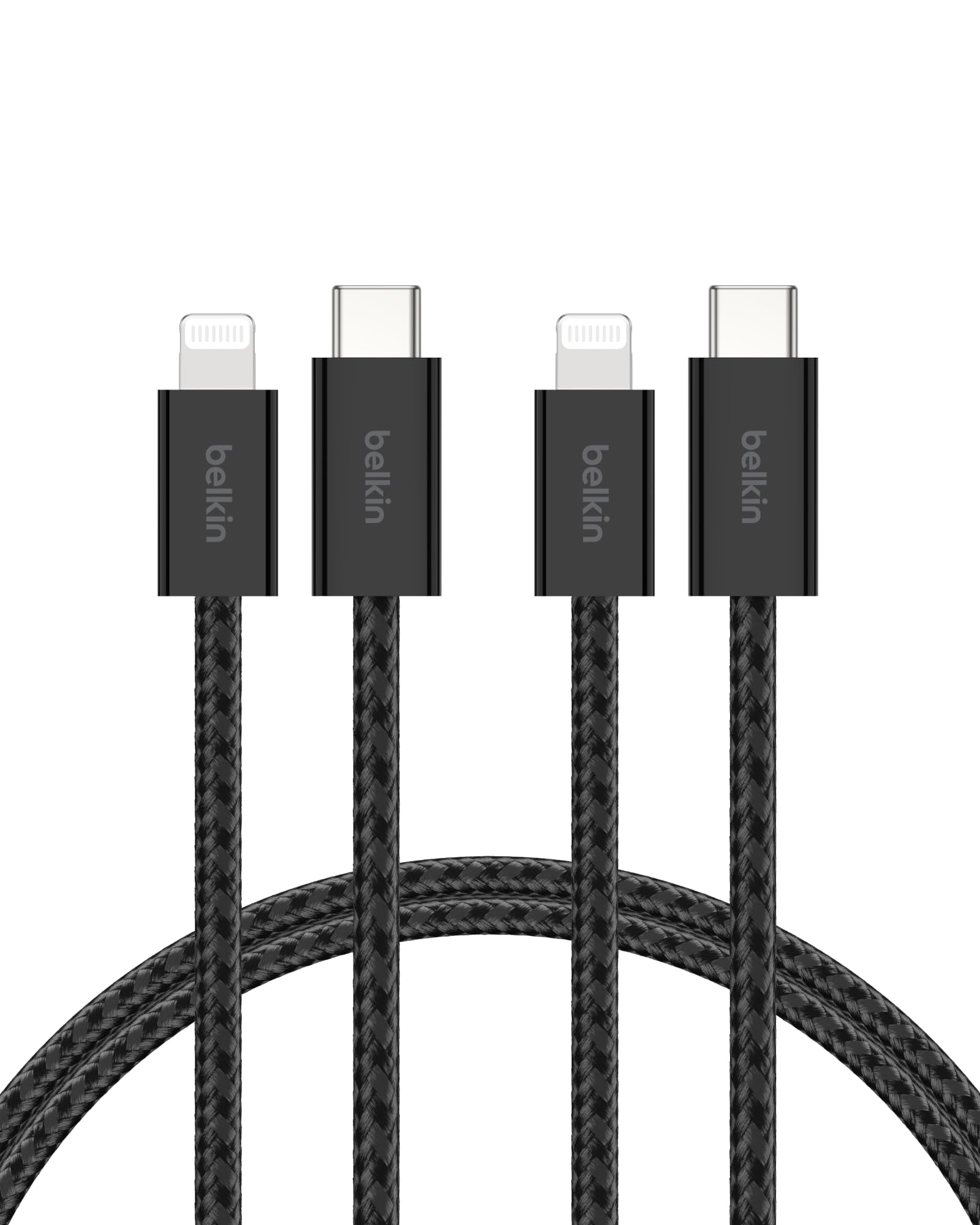 belkin-boostcharge-confezione-da-2-cavi-intrecciati-usb-c-a-lightning-1-5-m-rica image 1