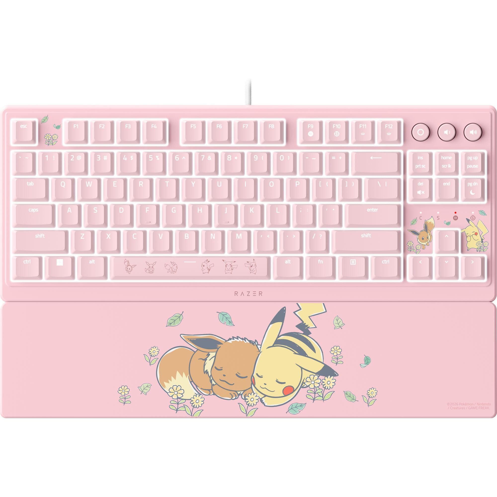 razer-ornata-v3-tenkeyless-pok-mon-pikachu-eevee-tastiera-da-gaming-compatta-mec image 1