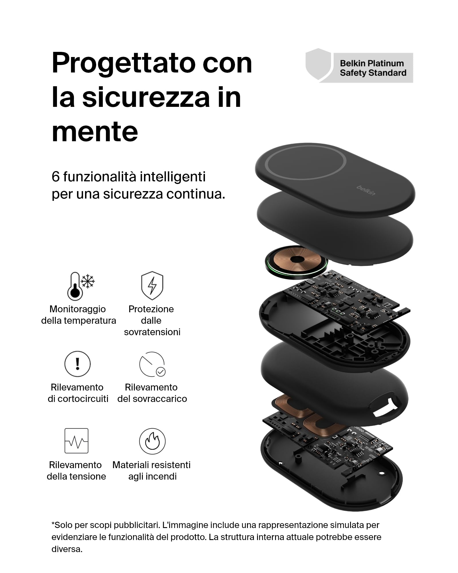 belkin-boostcharge-caricabatterie-magnetico-pieghevole-2-in-1-qi2-15w-compatibil image 7