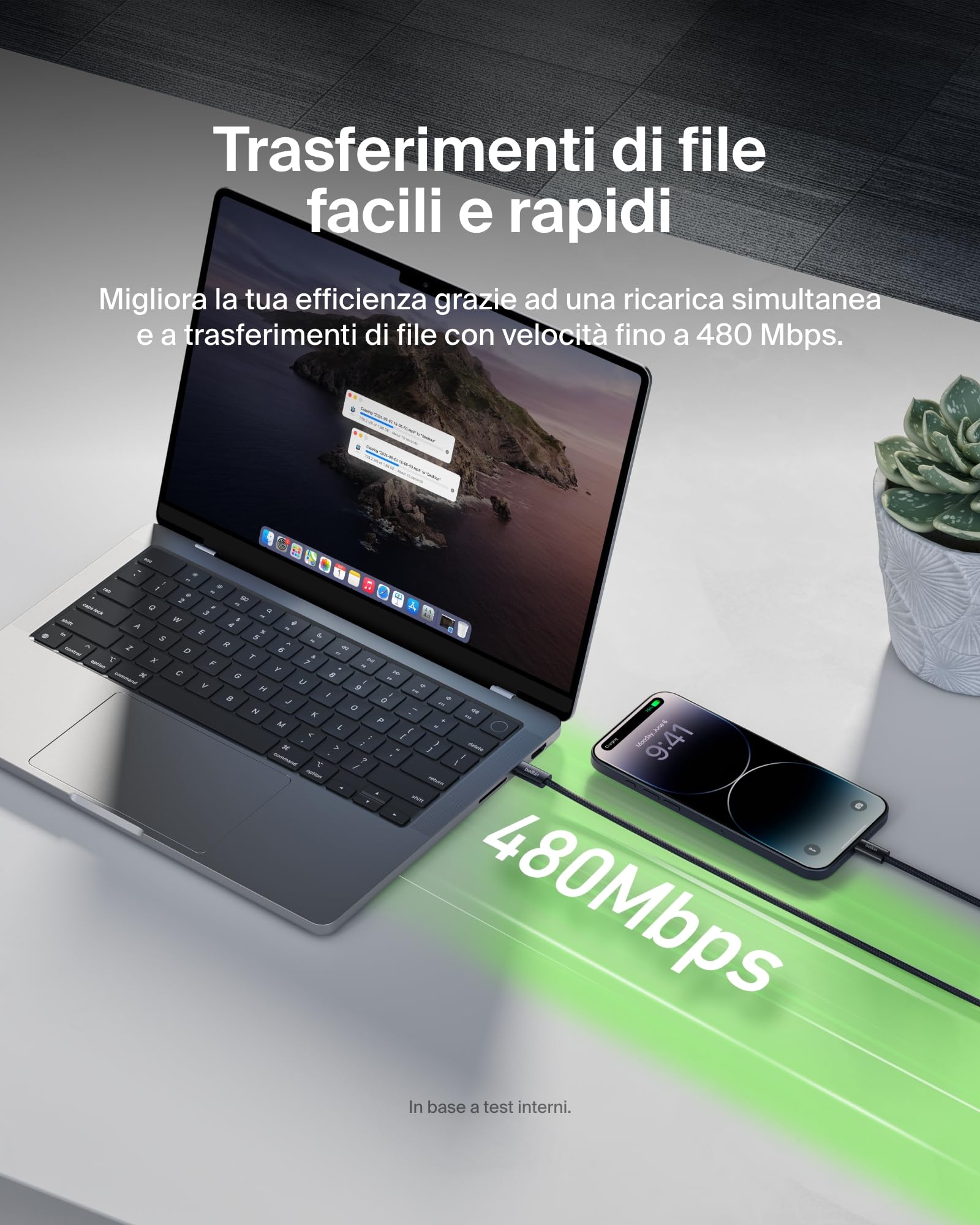 belkin-boostcharge-confezione-da-2-cavi-intrecciati-usb-c-a-lightning-1-5-m-rica image 6