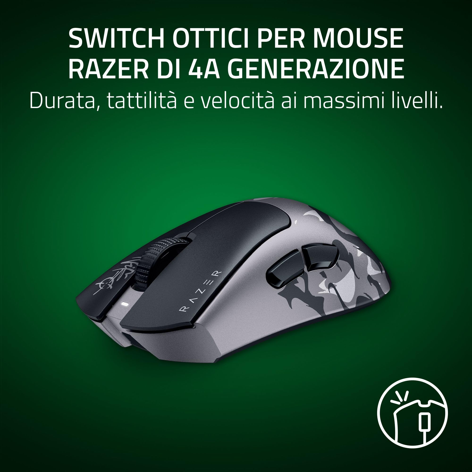 razer-deathadder-v4-pro-niko-edition-mouse-wireless-esport-ultraleggero-57g-focu image 8