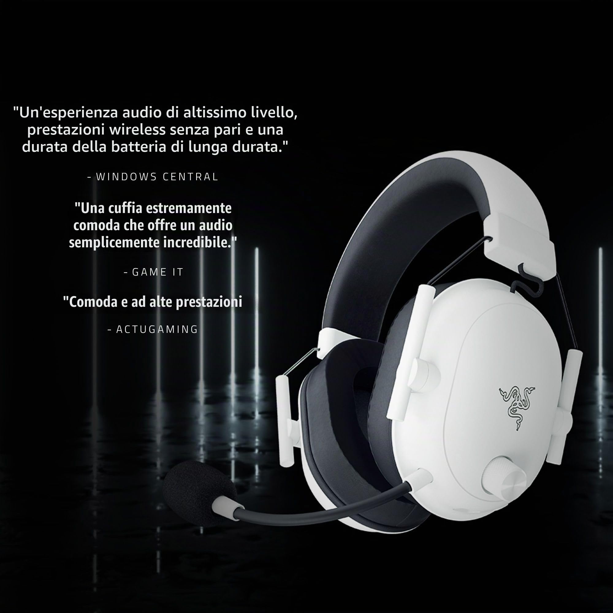 razer-blackshark-v2-hyperspeed-cuffie-gaming-wireless-e-sport-ultraleggere-280g- image 2