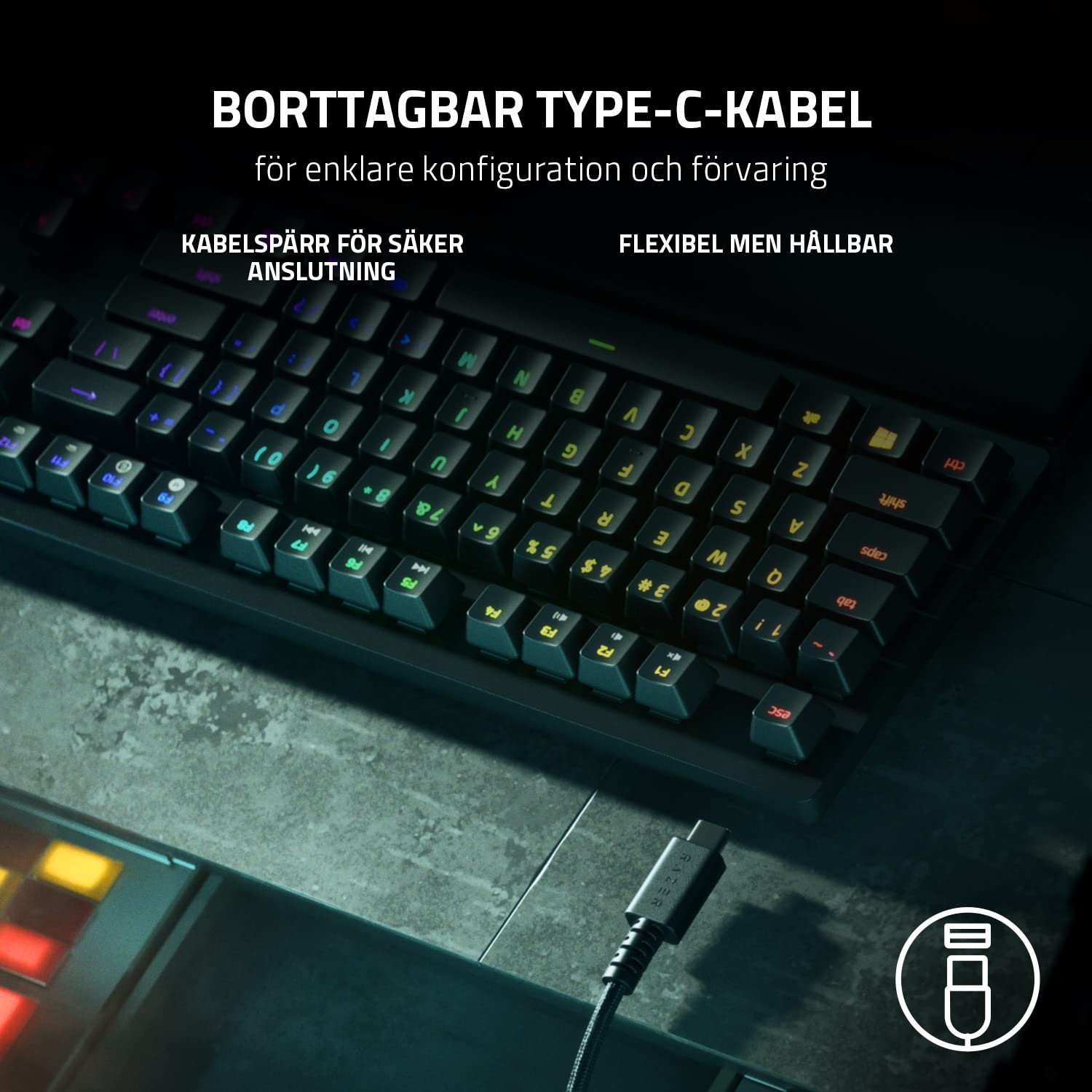 razer-huntsman-v2-tenkeyless-red-switch-tastiera-meccanica-gaming-tkl-layout-nor image 5