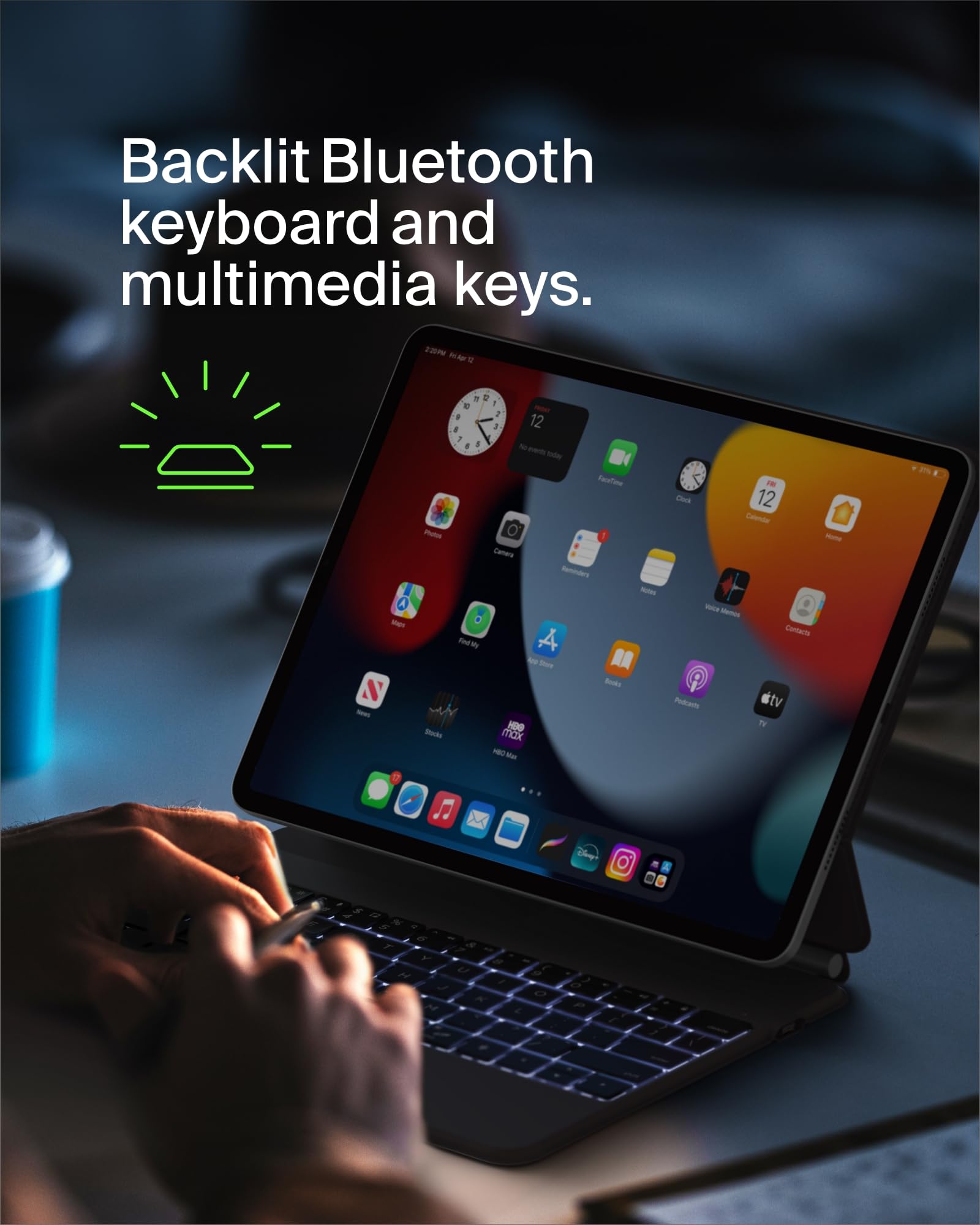 belkin-pro-keyboard-case-con-supporto-magnetico-per-ipad-pro-13-m4-custodia-con- image 3