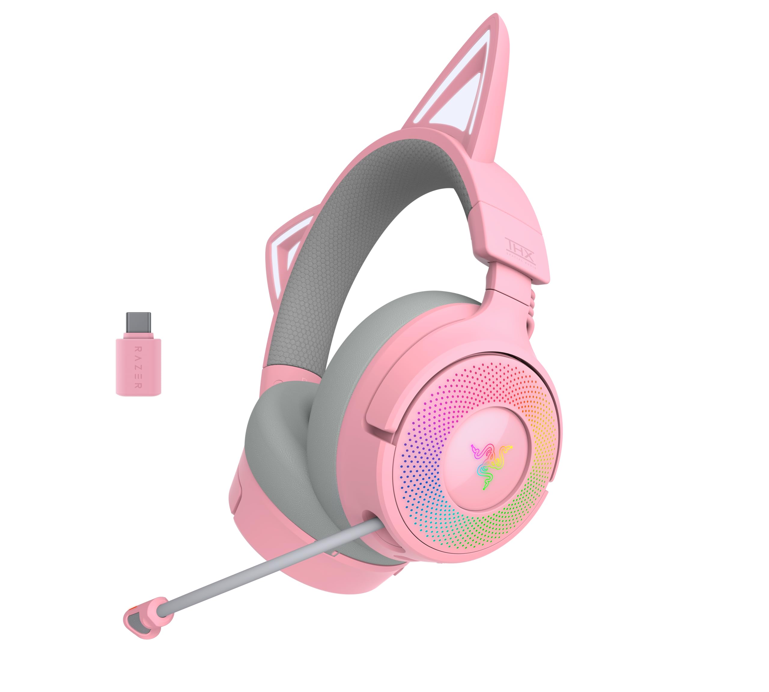 razer-kraken-kitty-v3-pro-cuffie-da-gioco-wireless-rgb-con-orecchie-di-gatto-chr image 1
