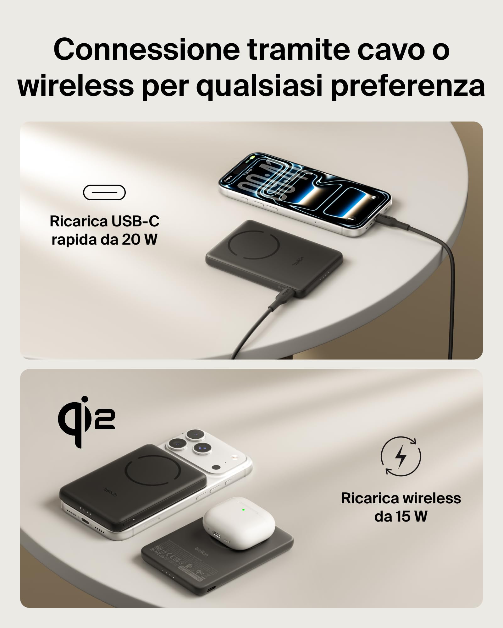 belkin-boostcharge-power-bank-magnetico-5000-mah-qi2-15w-con-anello-magnetico-e- image 4