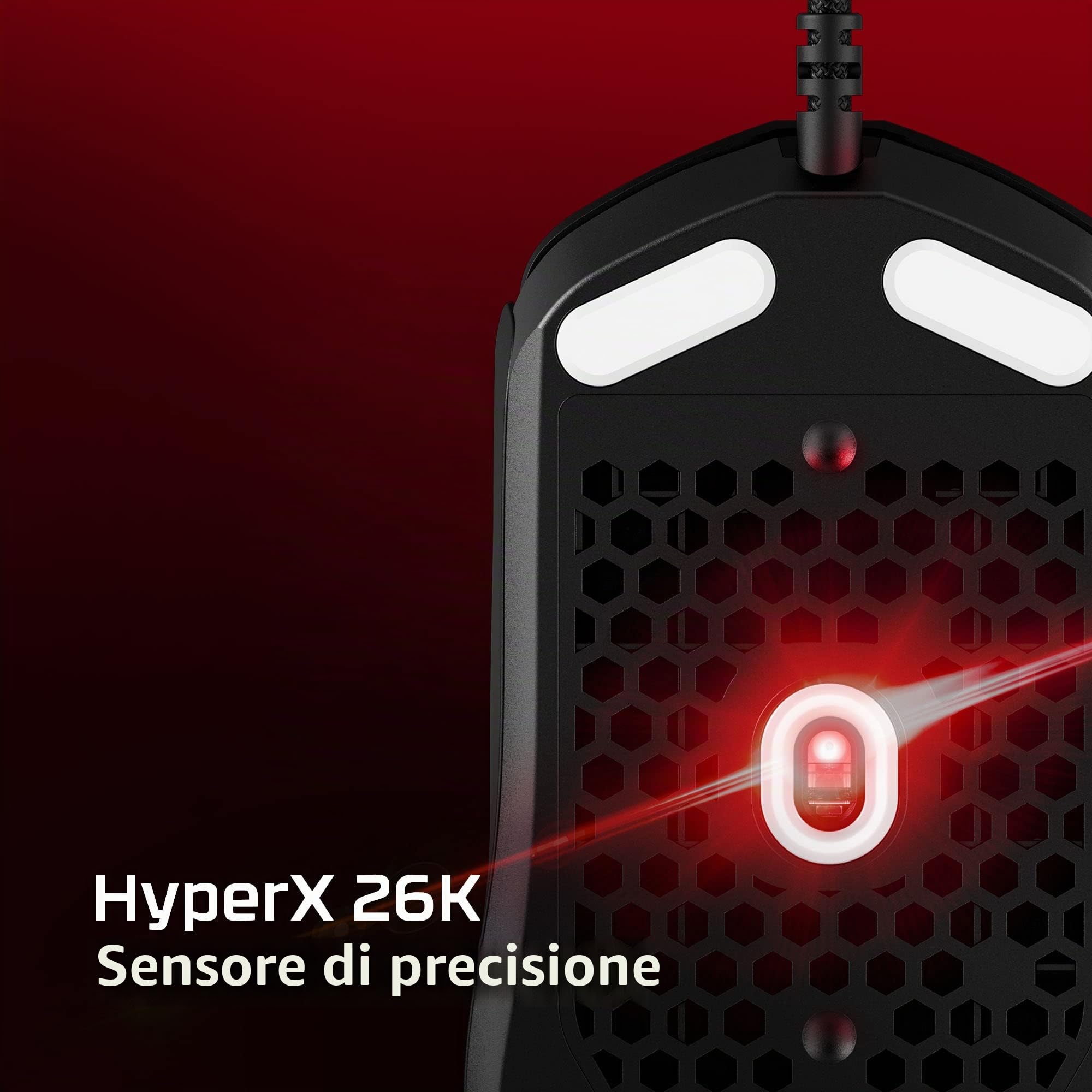 hp-hyperx-pulsefire-haste-2-mouse-gaming-cablato-ultraleggero-53-g-sensore-26-00 image 3