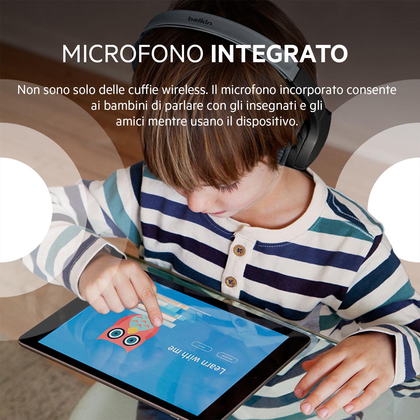 belkin-soundform-mini-cuffie-wireless-bluetooth-per-bambini-30-ore-limite-85-db- image 6
