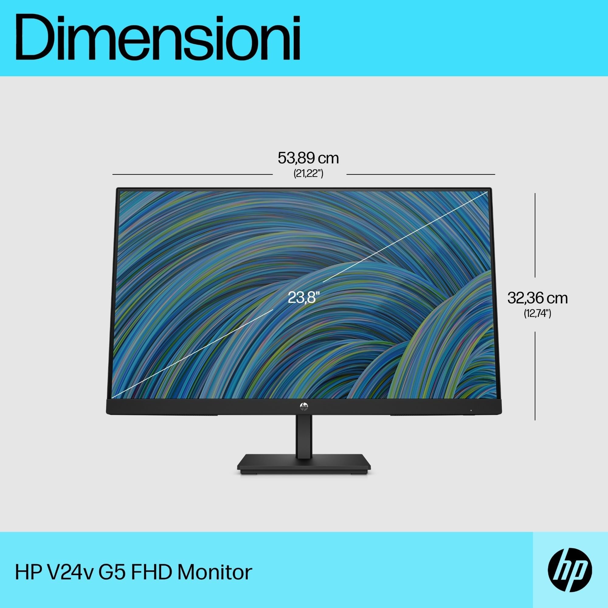 hp-v24v-g5-monitor-24-fhd-75hz-va-antiriflesso-amd-freesync-vesa-10x10-cm-nero image 2