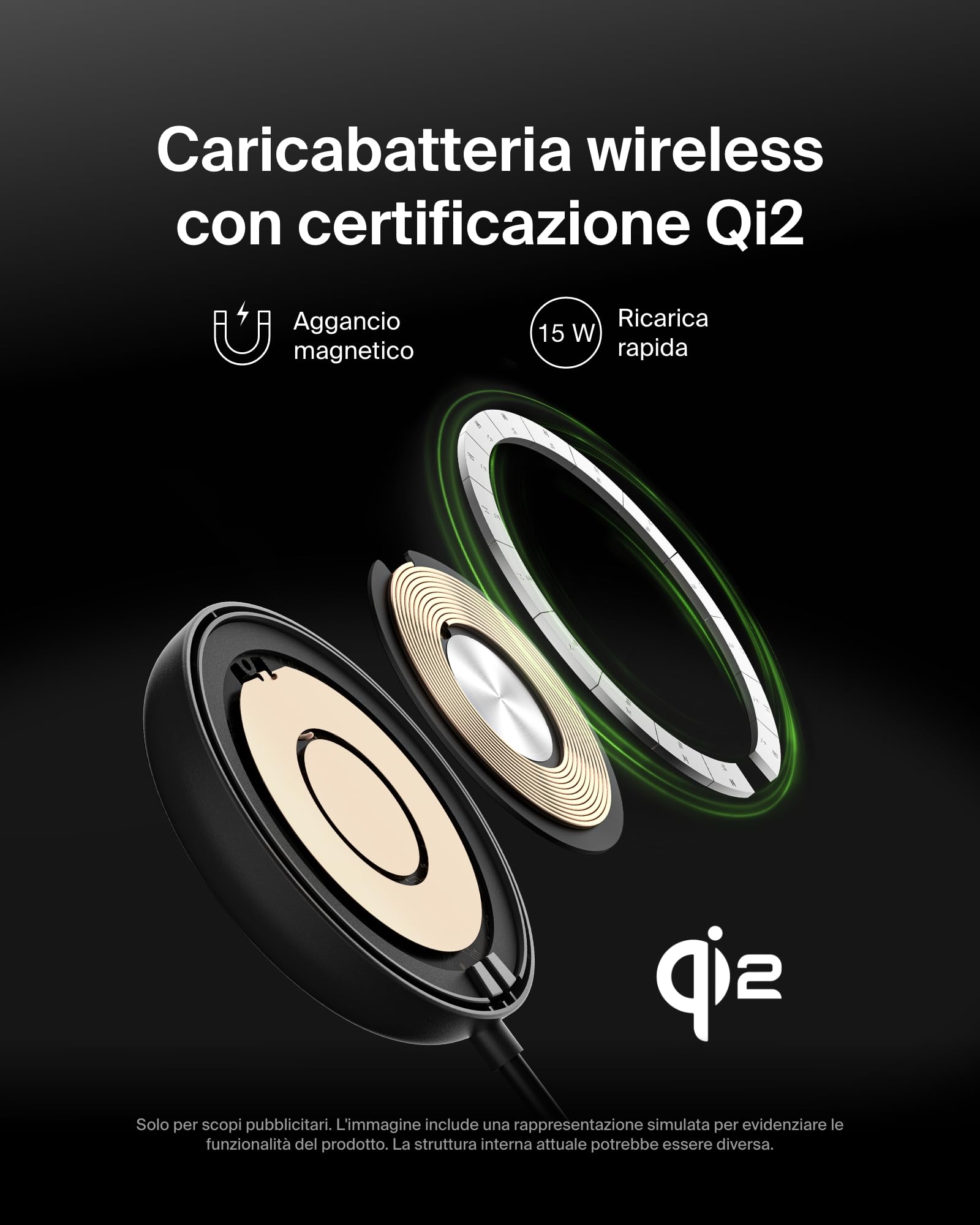 belkin-boostcharge-pro-tappetino-di-ricarica-wireless-magnetico-qi2-15-w-con-sup image 2