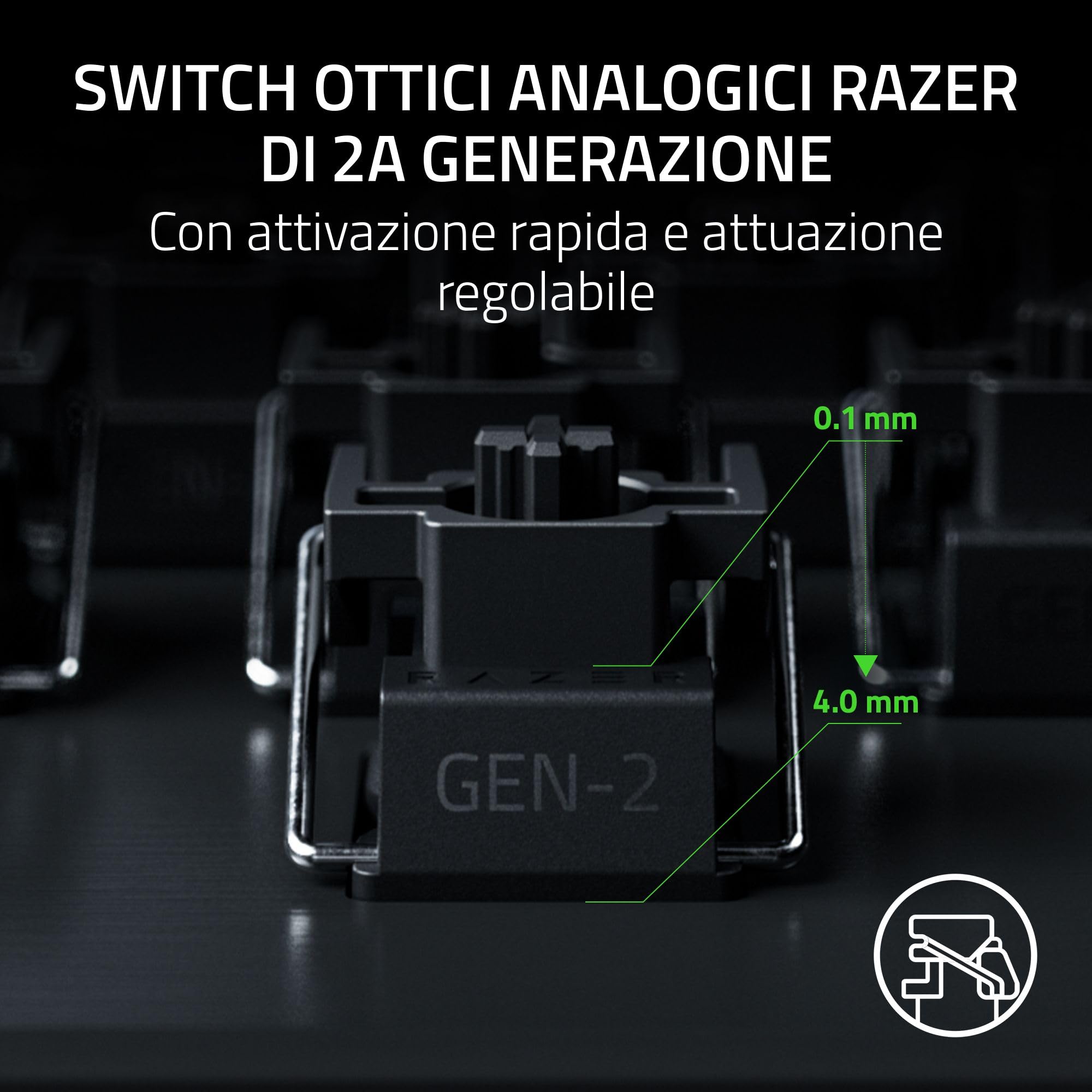 razer-huntsman-v3-pro-tenkeyless-8khz-tastiera-meccanica-gaming-tkl-switch-ottic image 3