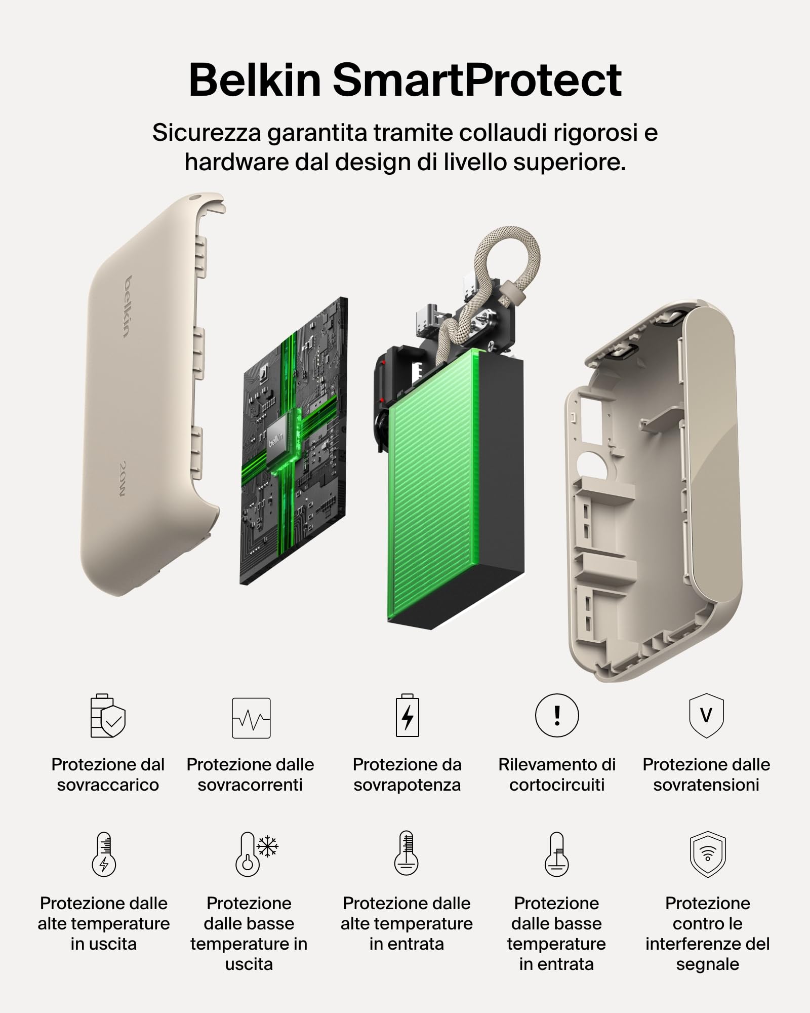 belkin-boostcharge-power-bank-10000-mah-sottile-con-2-porte-usb-c-display-digita image 6