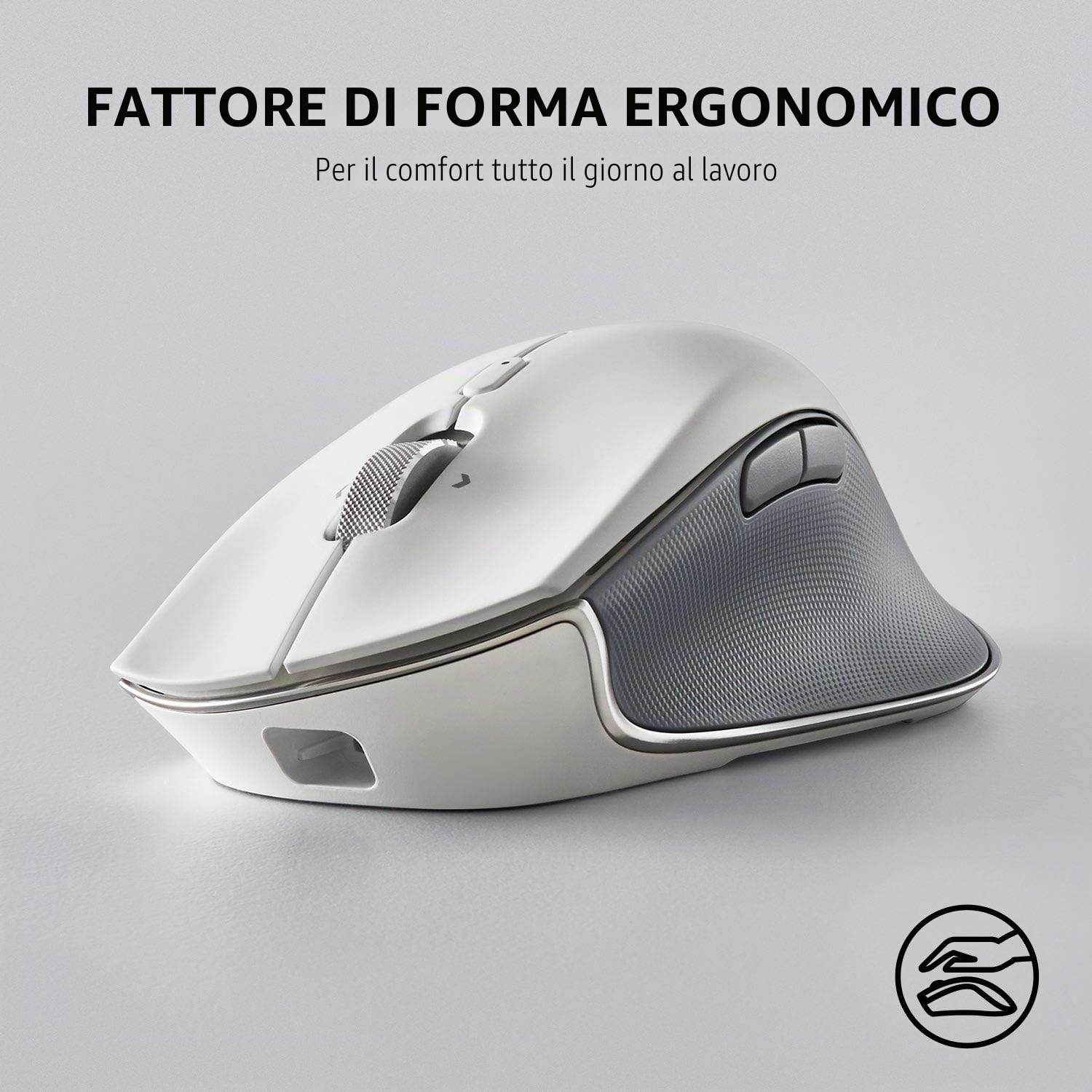 razer-pro-click-mouse-wireless-professionale-ergonomico-con-sensore-5g-16-000-dp image 2