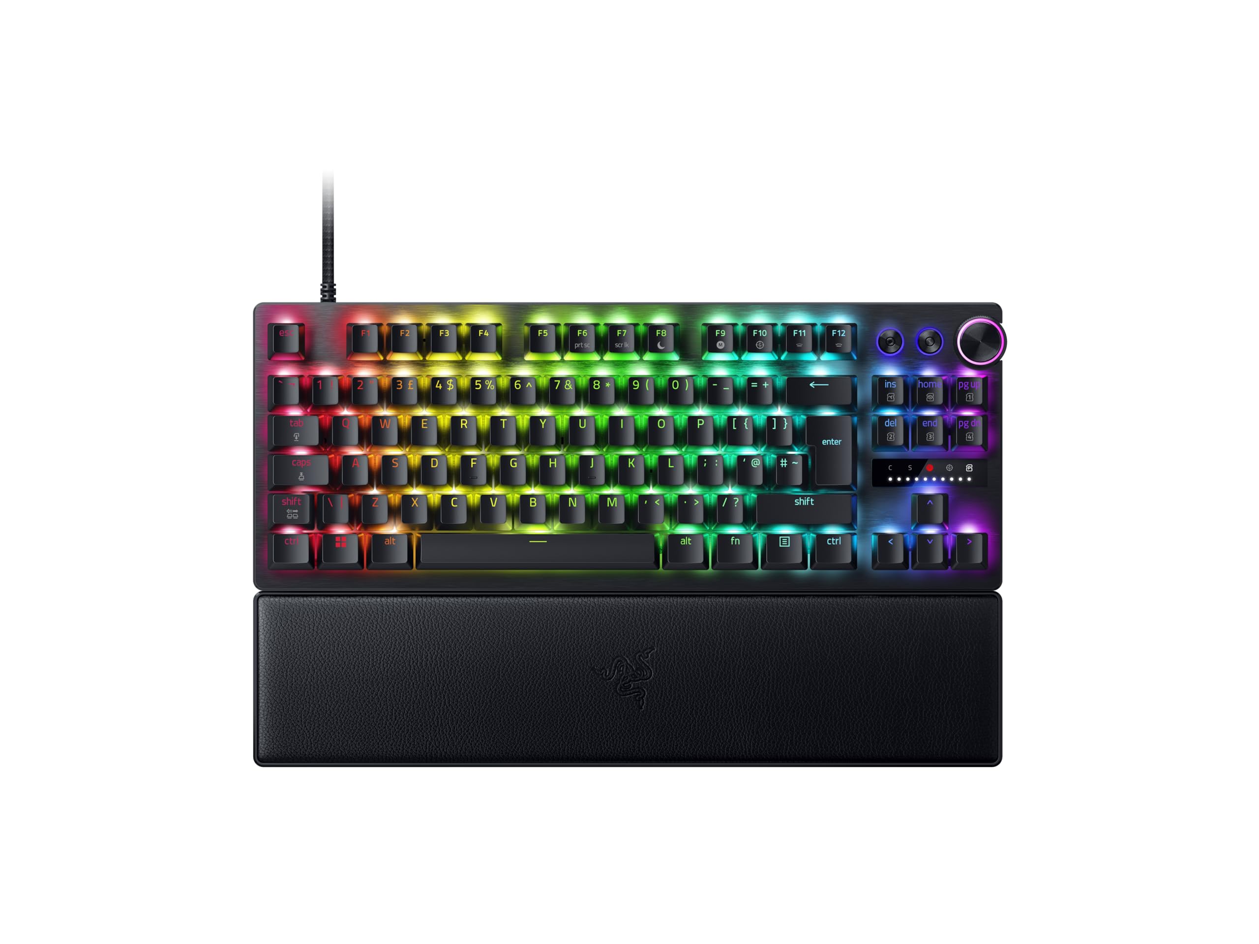 razer-huntsman-v3-pro-tastiera-ottica-analogica-esport-con-rapid-trigger-rotella image 5