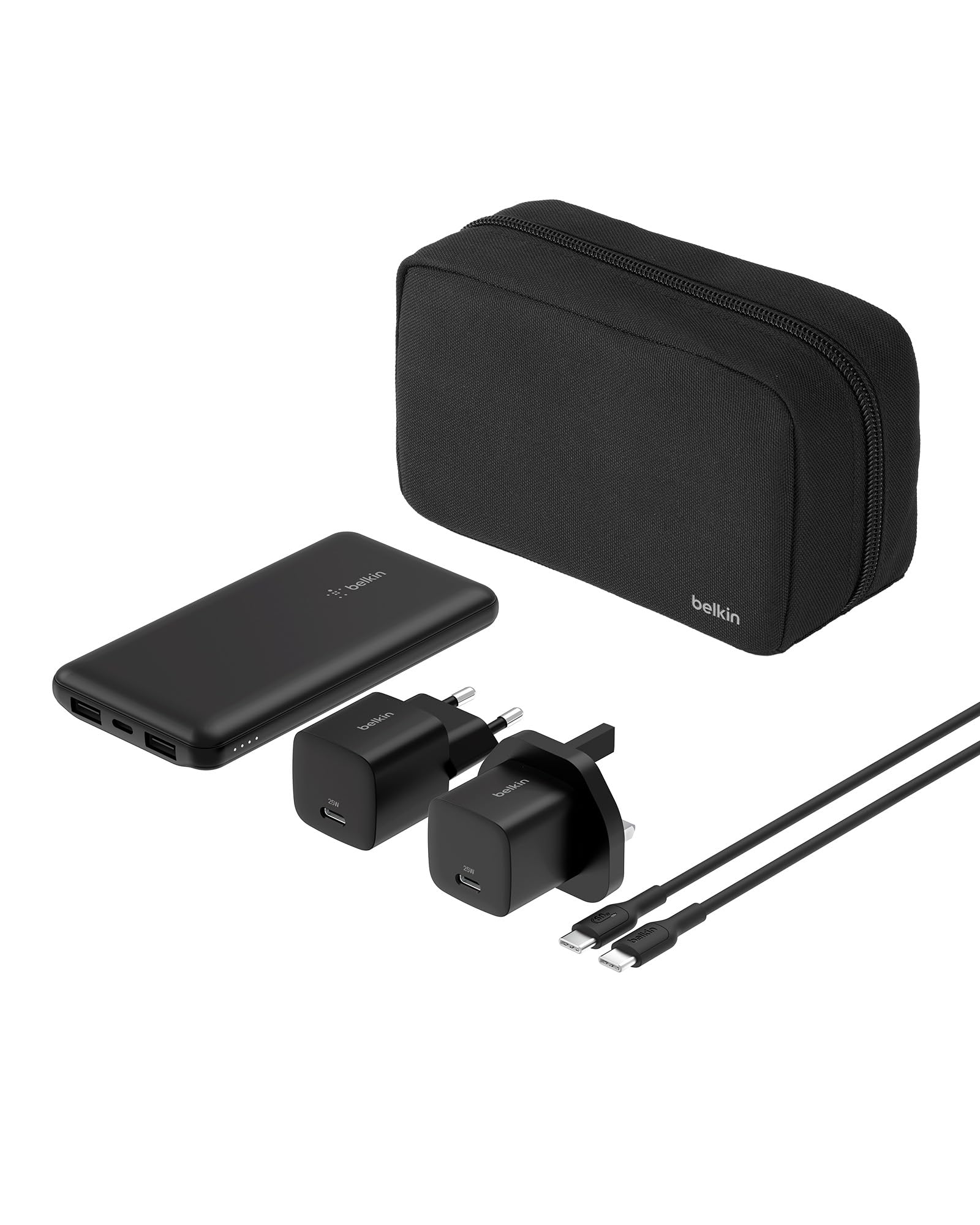 belkin-boostcharge-kit-di-ricarica-5-in-1-con-power-bank-10-000-mah-2-caricatori image 1