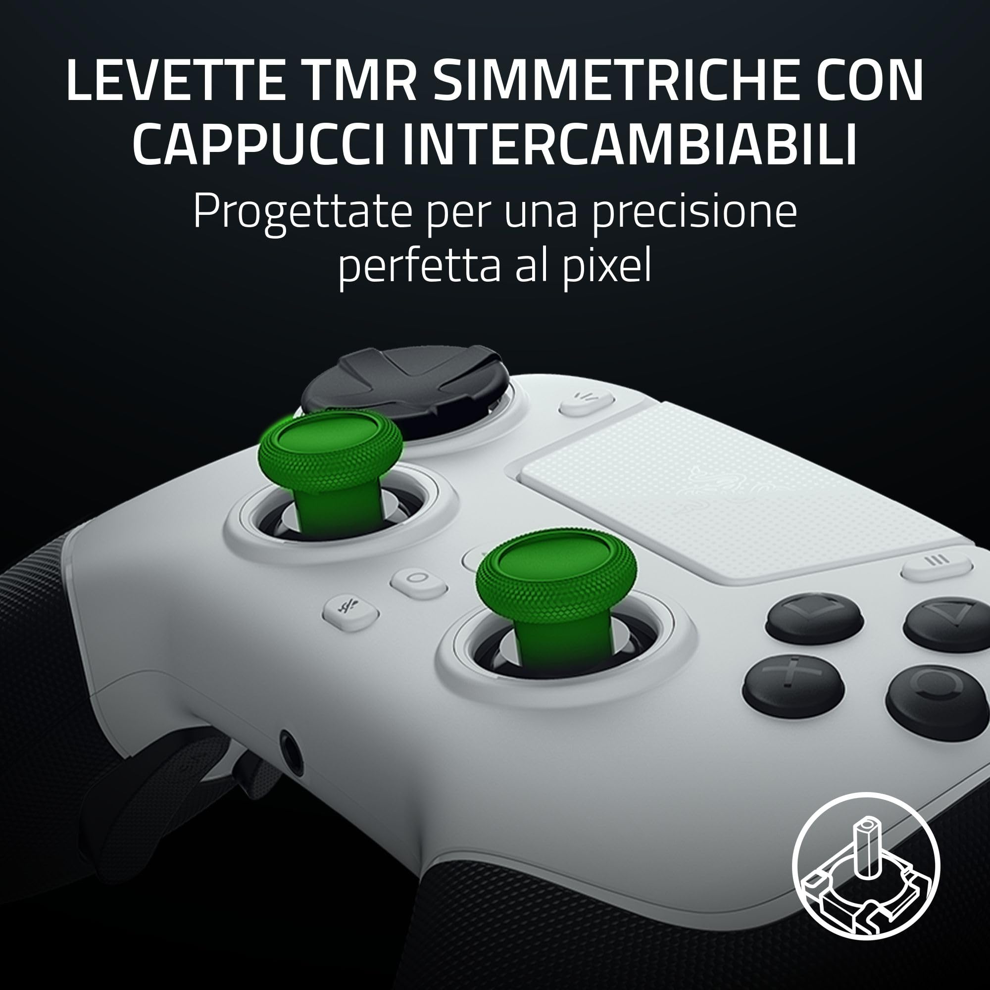 razer-raiju-v3-pro-controller-wireless-da-e-sport-per-ps5-e-pc-con-4-pulsanti-po image 4