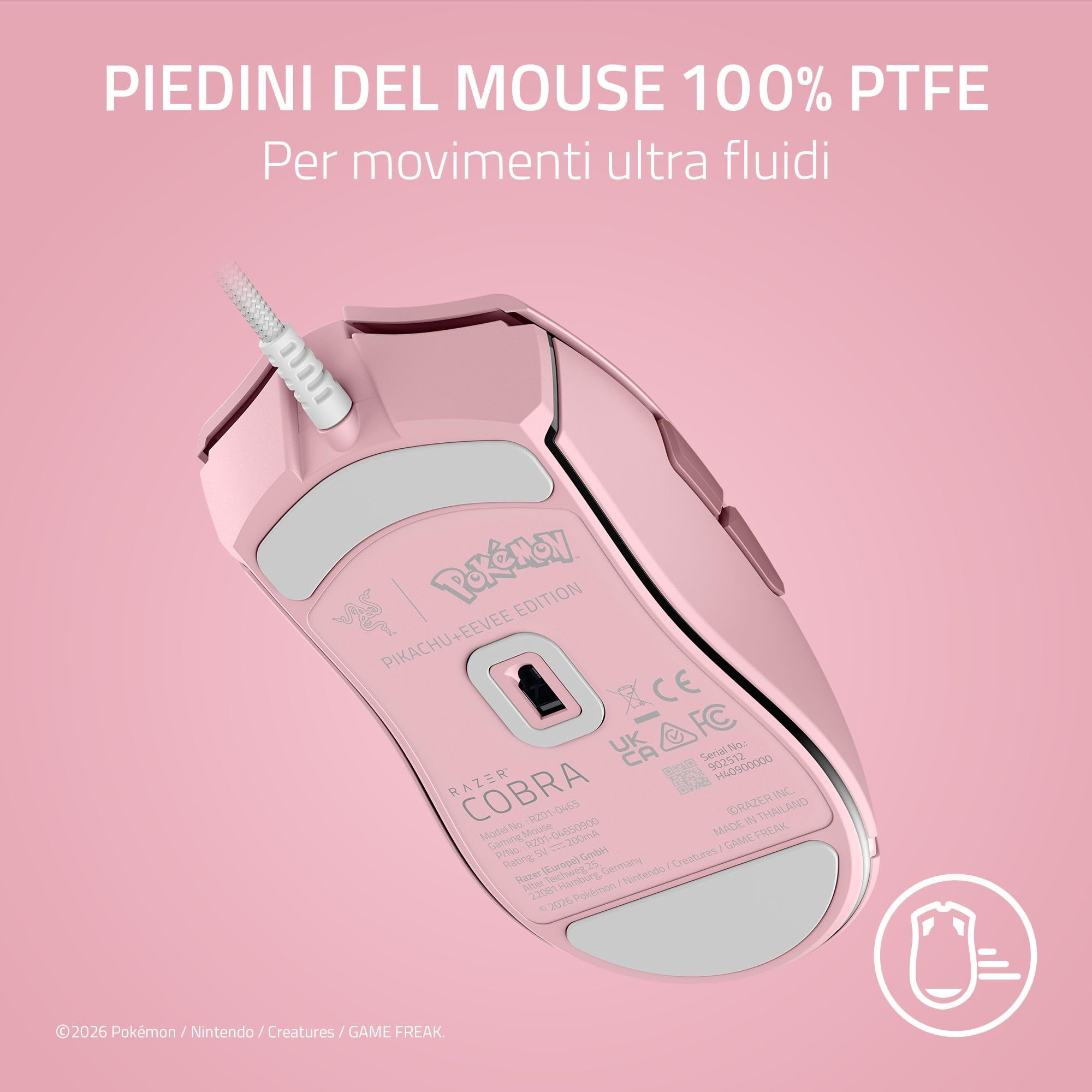 razer-cobra-pok-mon-pikachu-eevee-edition-mouse-da-gaming-cablato-leggero-58-g-8 image 7