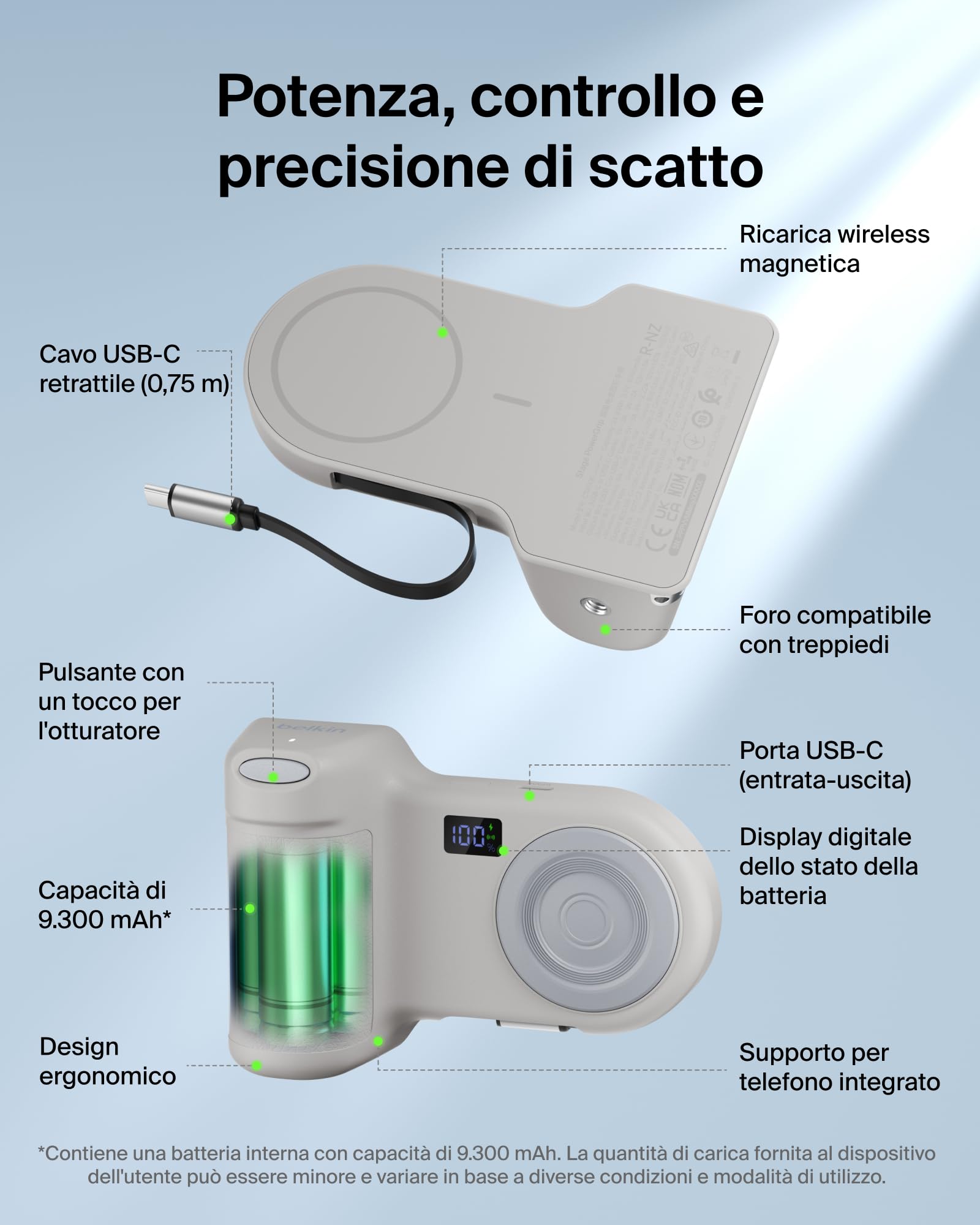 belkin-stage-powergrip-impugnatura-per-smartphone-con-power-bank-magnetico-9300- image 3