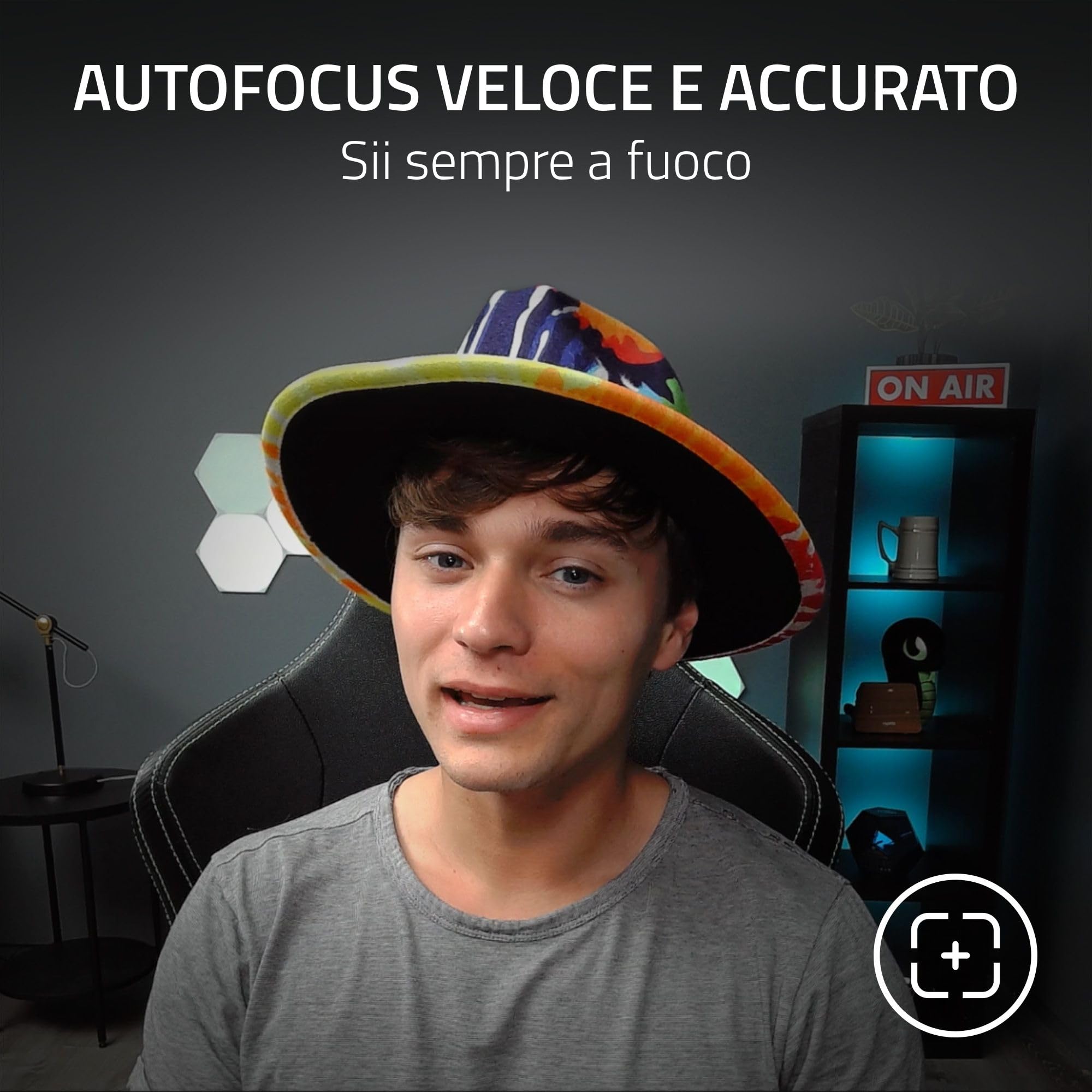 razer-kiyo-webcam-da-streaming-con-ring-light-integrato-hd-720p-a-60-fps-autofoc image 4