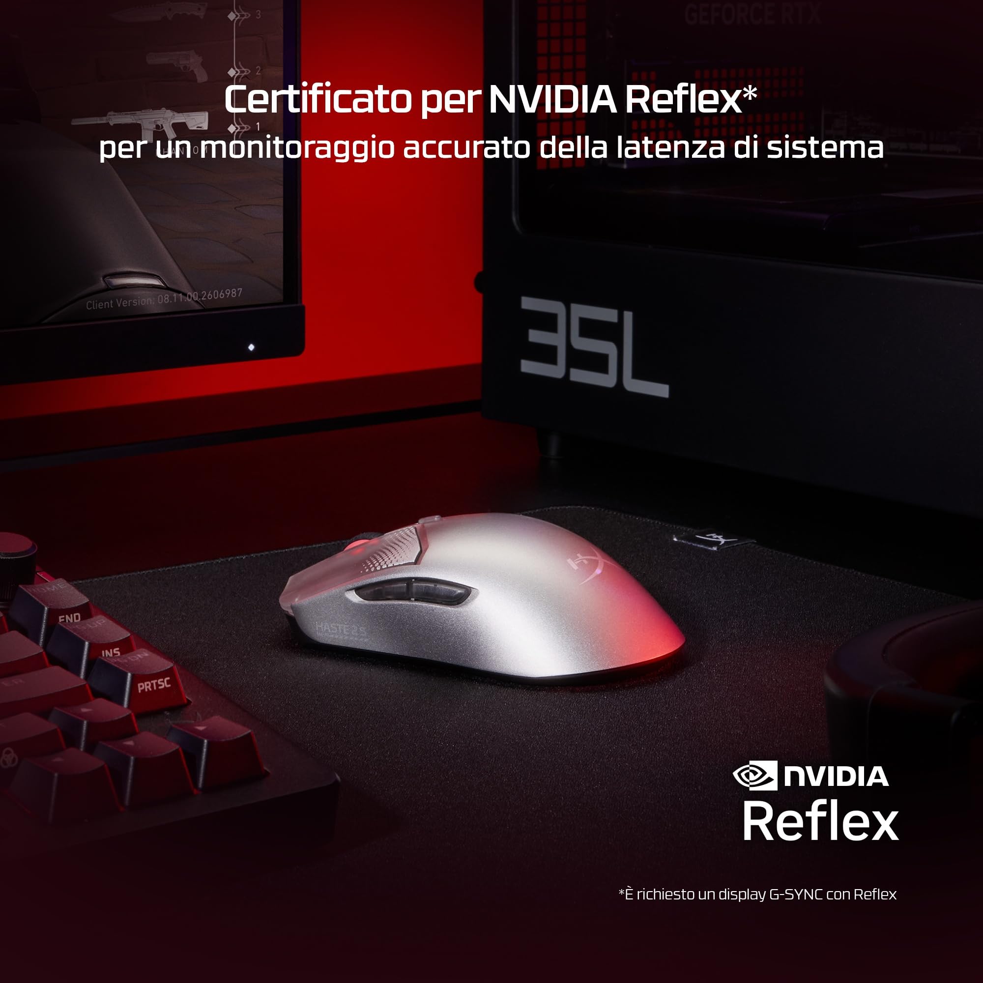 hyperx-pulsefire-haste-2-s-mouse-gaming-wireless-in-magnesio-64-g-sensore-26k-ba image 6