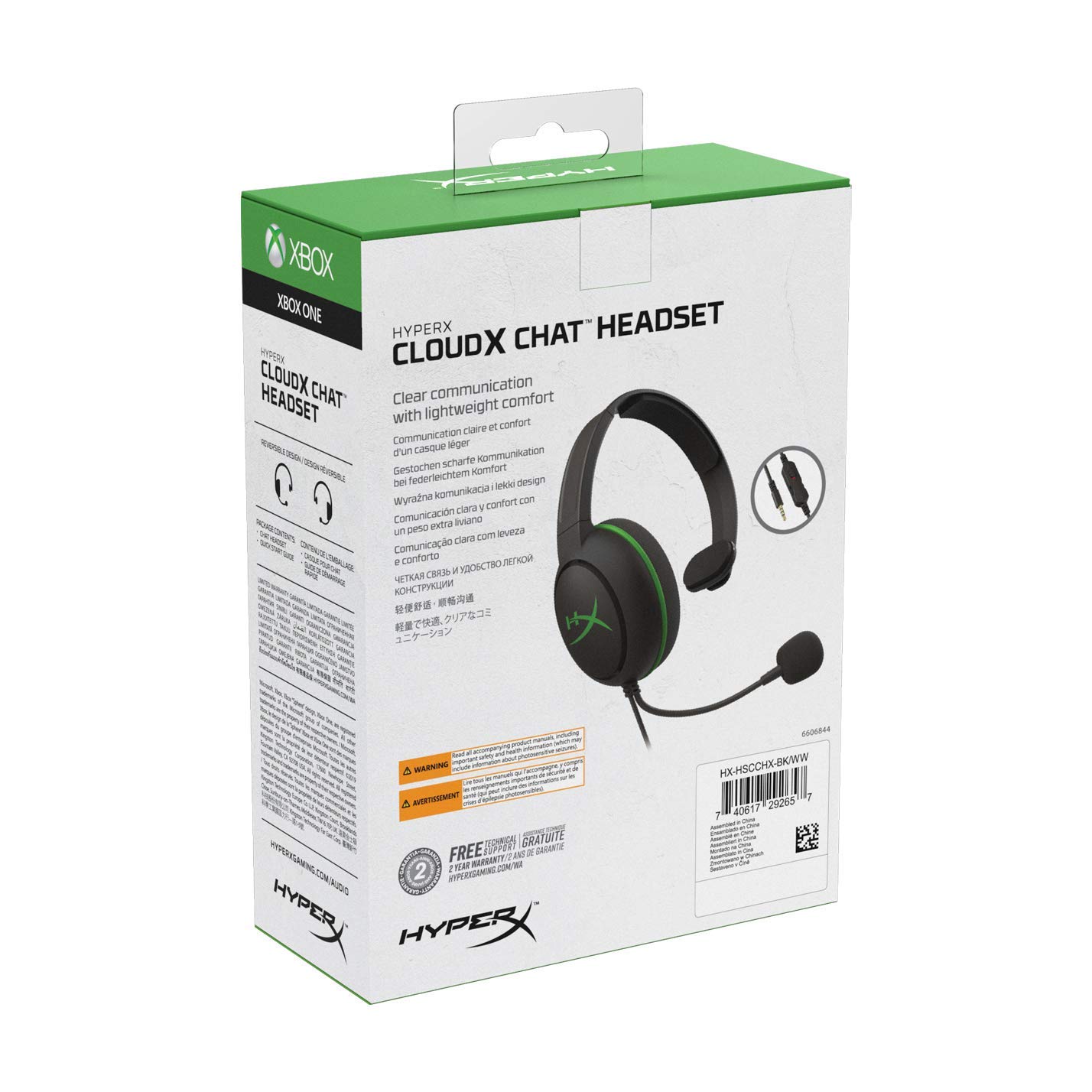 hyperx-cloudx-chat-cuffia-gaming-monoaurale-certificata-xbox-driver-40-mm-microf image 6
