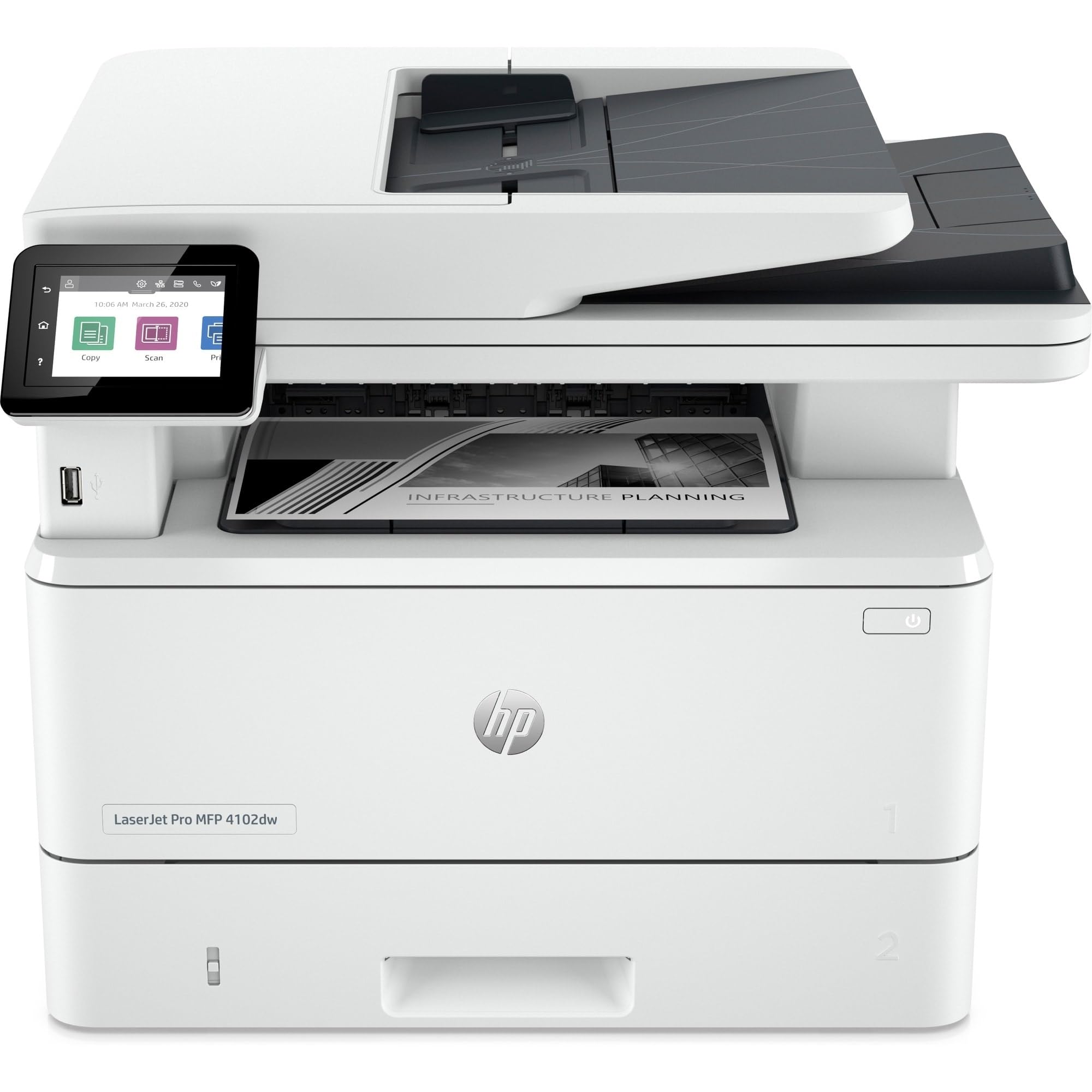 hp-laserjet-pro-mfp-4102dw-2z622f-stampante-multifunzione-laser-a4-bianco-e-nero image 1