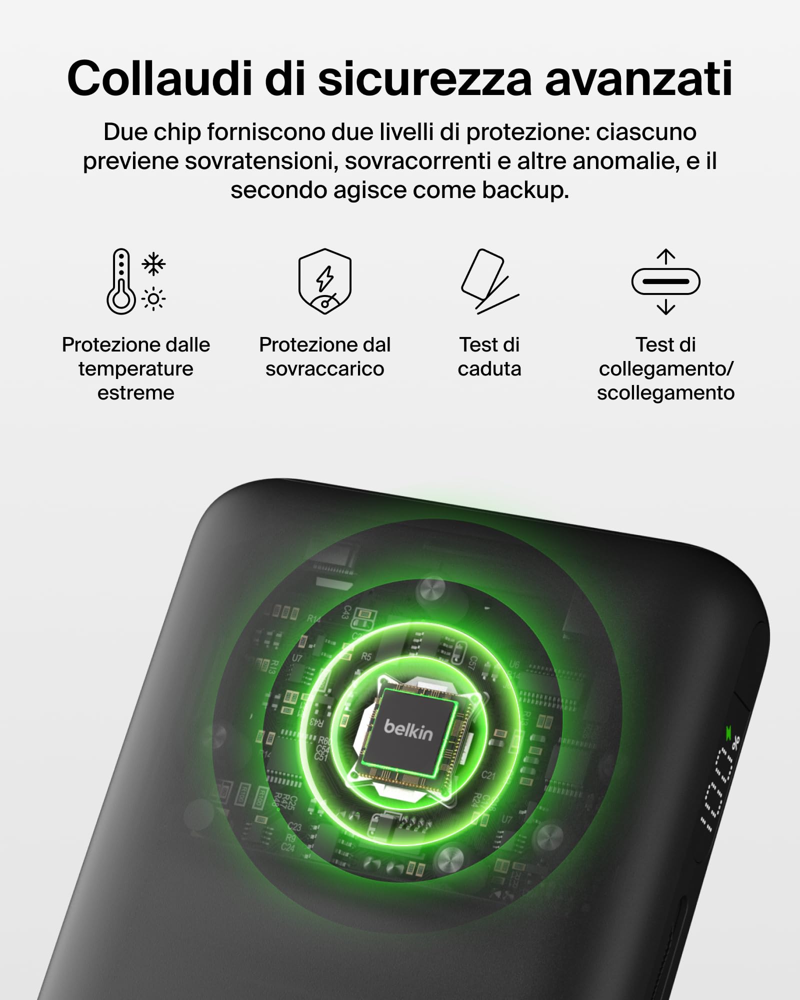 belkin-ultracharge-pro-power-bank-25000mah-con-cavo-usb-c-integrato-usb-pd-158w- image 7
