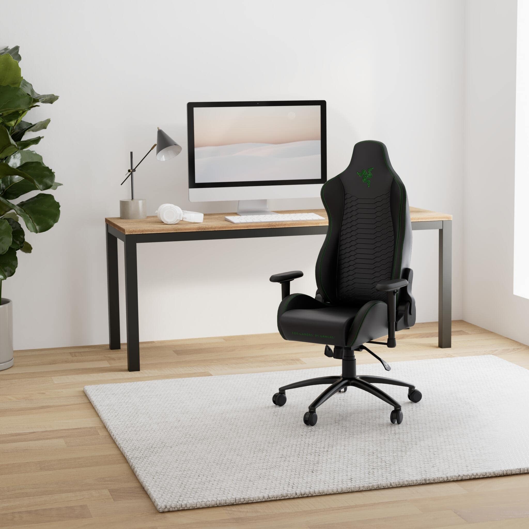 razer-iskur-x-sedia-da-gaming-ergonomica-nera-pelle-sintetica-multistrato-suppor image 2