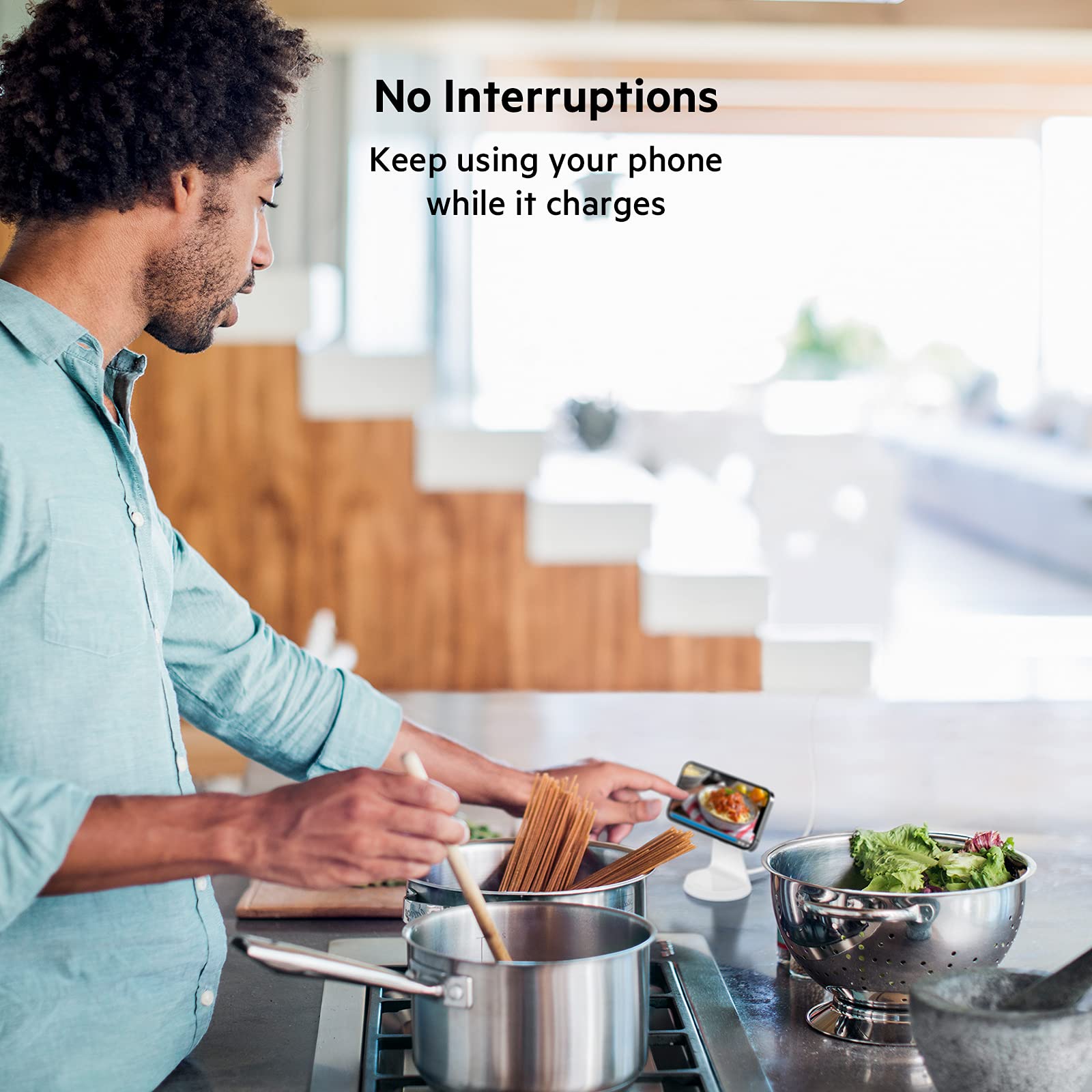 belkin-supporto-di-ricarica-wireless-magnetico-magsafe-7-5w-con-alimentatore-usb image 6