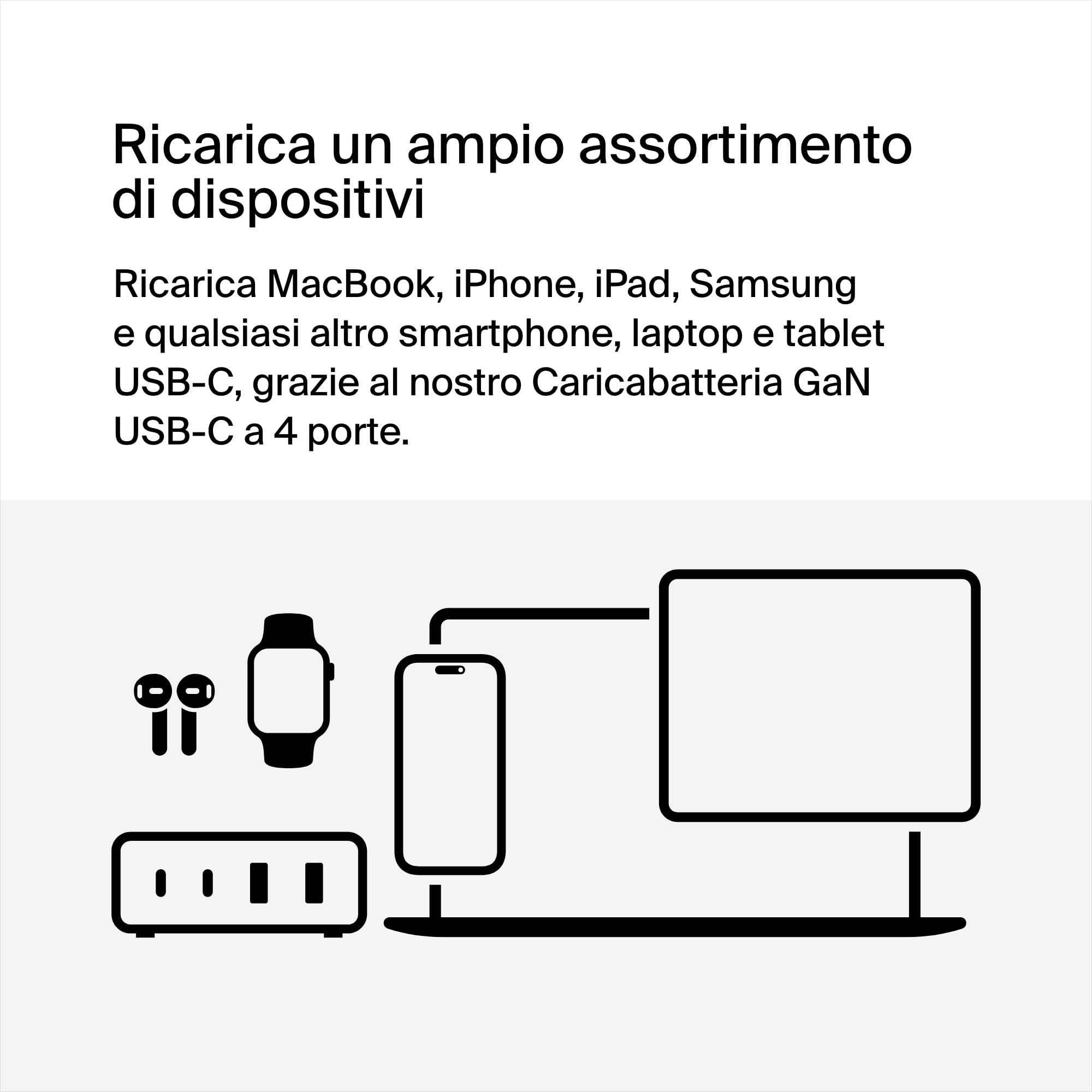 belkin-stazione-di-ricarica-multi-dispositivo-usb-gan-108-w-con-2-usb-c-e-2-usb- image 8
