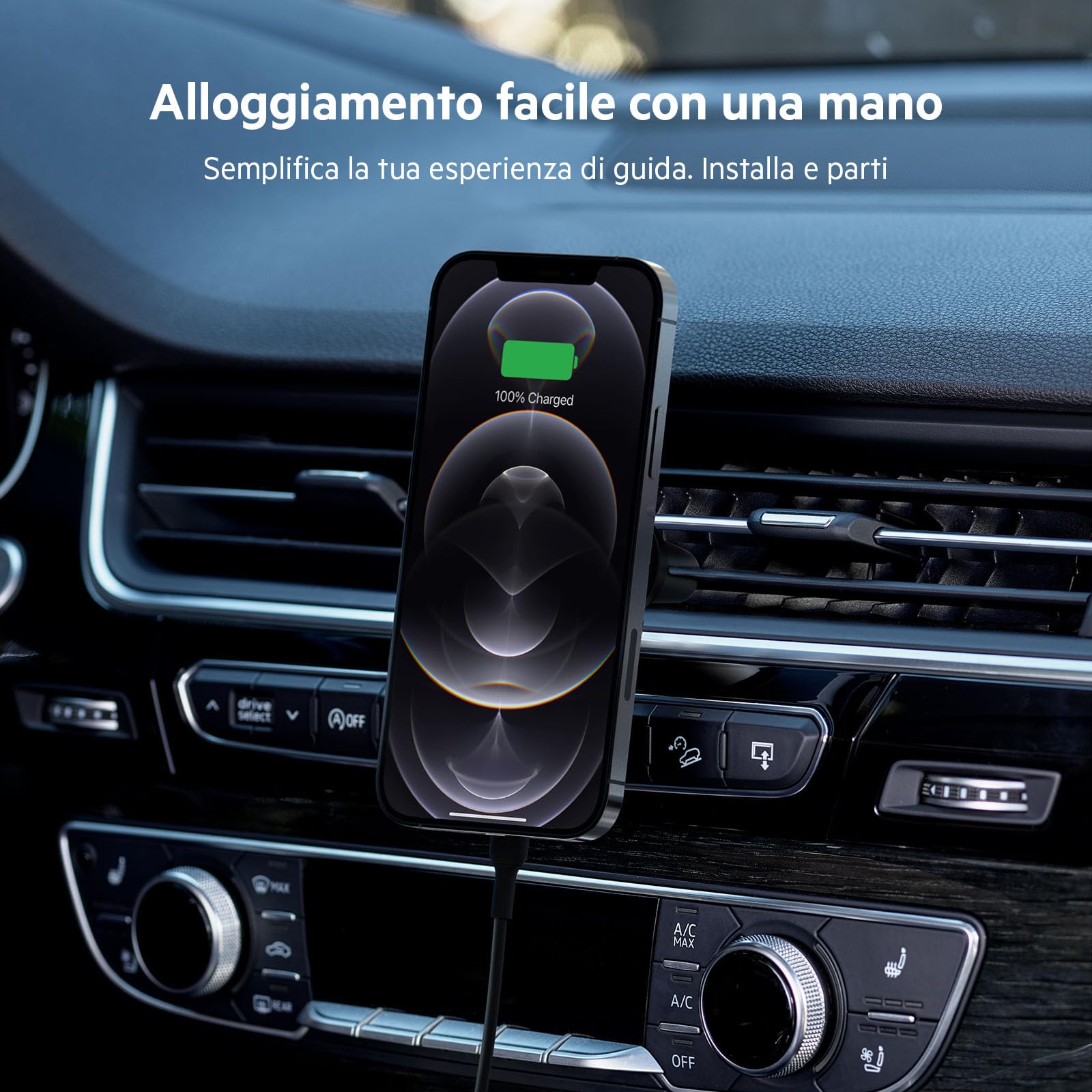 belkin-boostcharge-supporto-da-auto-magnetico-con-ricarica-wireless-magsafe-10w- image 5