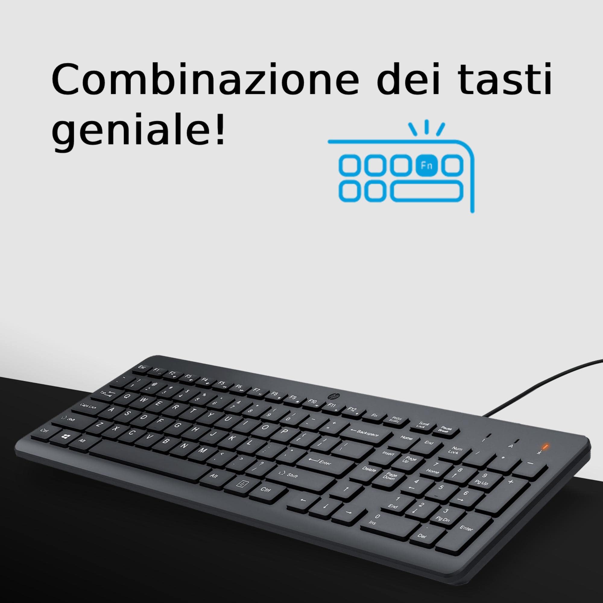 hp-150-combo-tastiera-e-mouse-cablati-usb-con-cavo-100-cm-mouse-ottico-1600-dpi- image 2